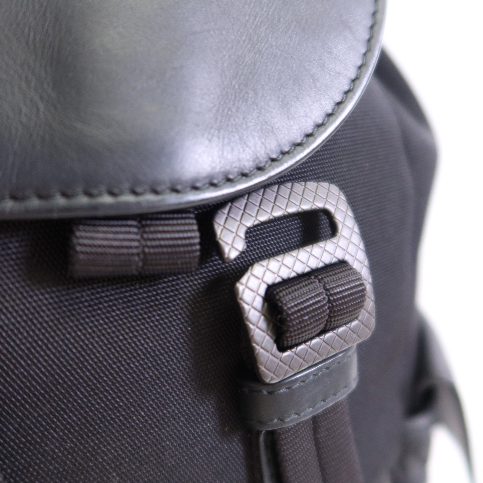 BOTTEGA VENETA 帆布/織紋皮革Backpack背包