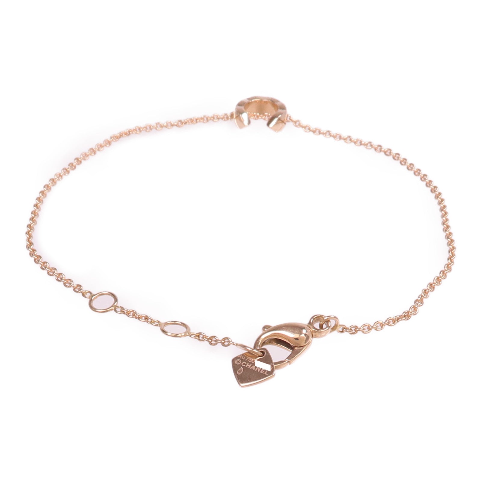 CHANEL 18K玫瑰金Coco Crush Bracelet手鏈