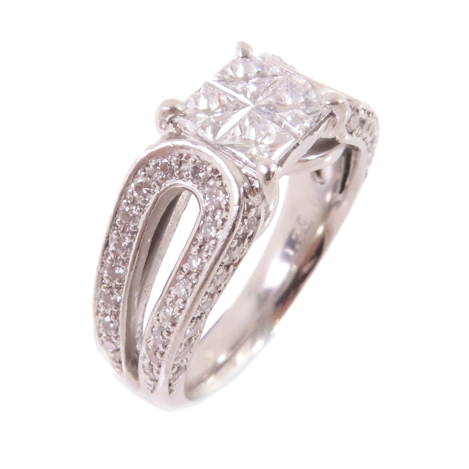 JEWELRY PT900鉑金/1.20ct鑽石Diamond Ring戒指US#6.25