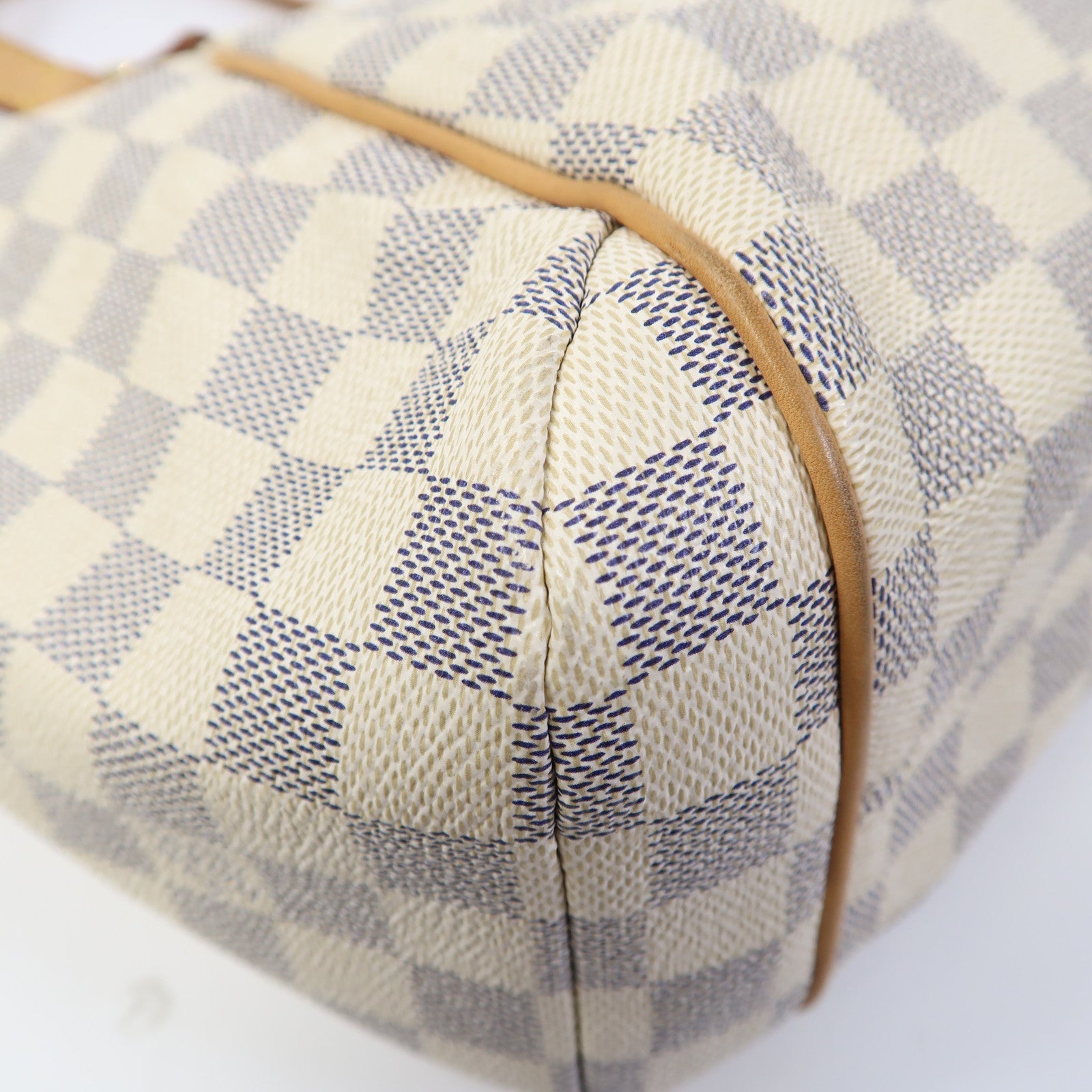 LOUIS VUITTON 【激減優惠】Damier Azur Totally PM金扣肩背袋白色