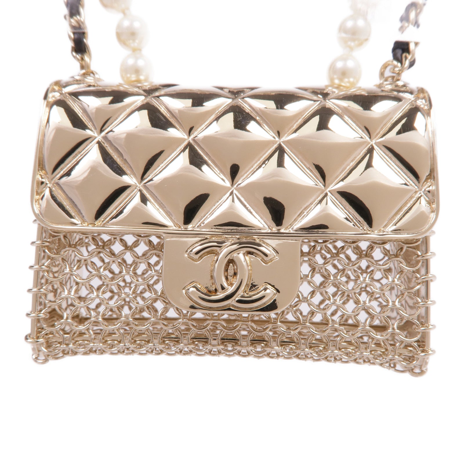 CHANEL PVC/金屬Long Necklace項鍊