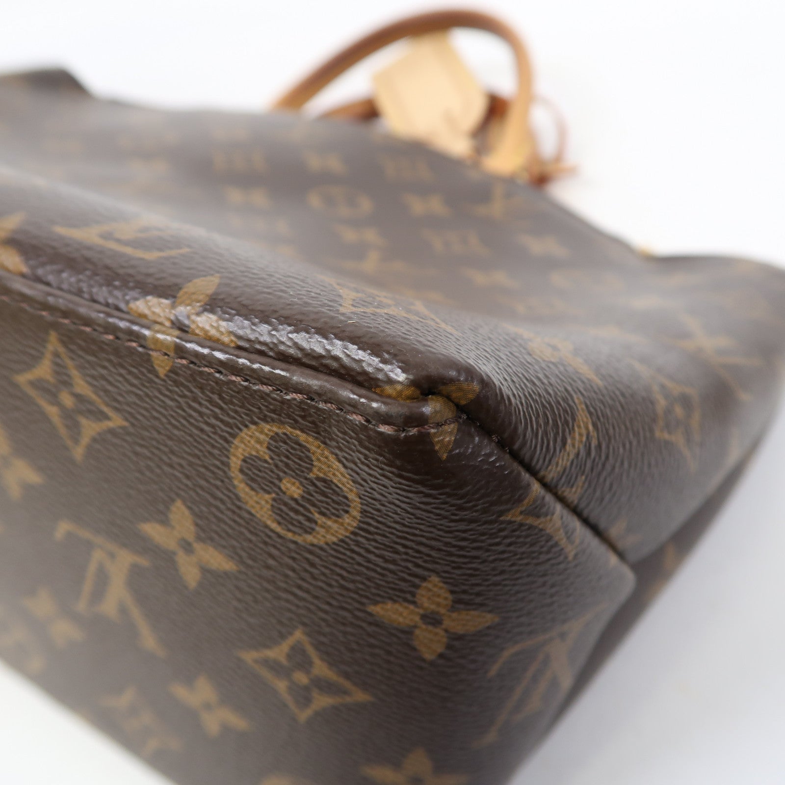LOUIS VUITTON Monogram Petit Palais金扣手挽肩背兩用袋啡色