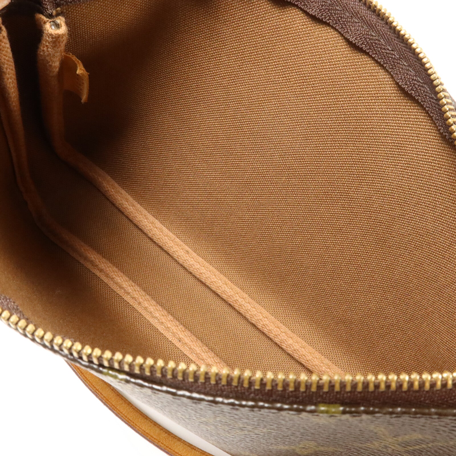 LOUIS VUITTON Monogram Pochette Accessoires手挽袋棕色