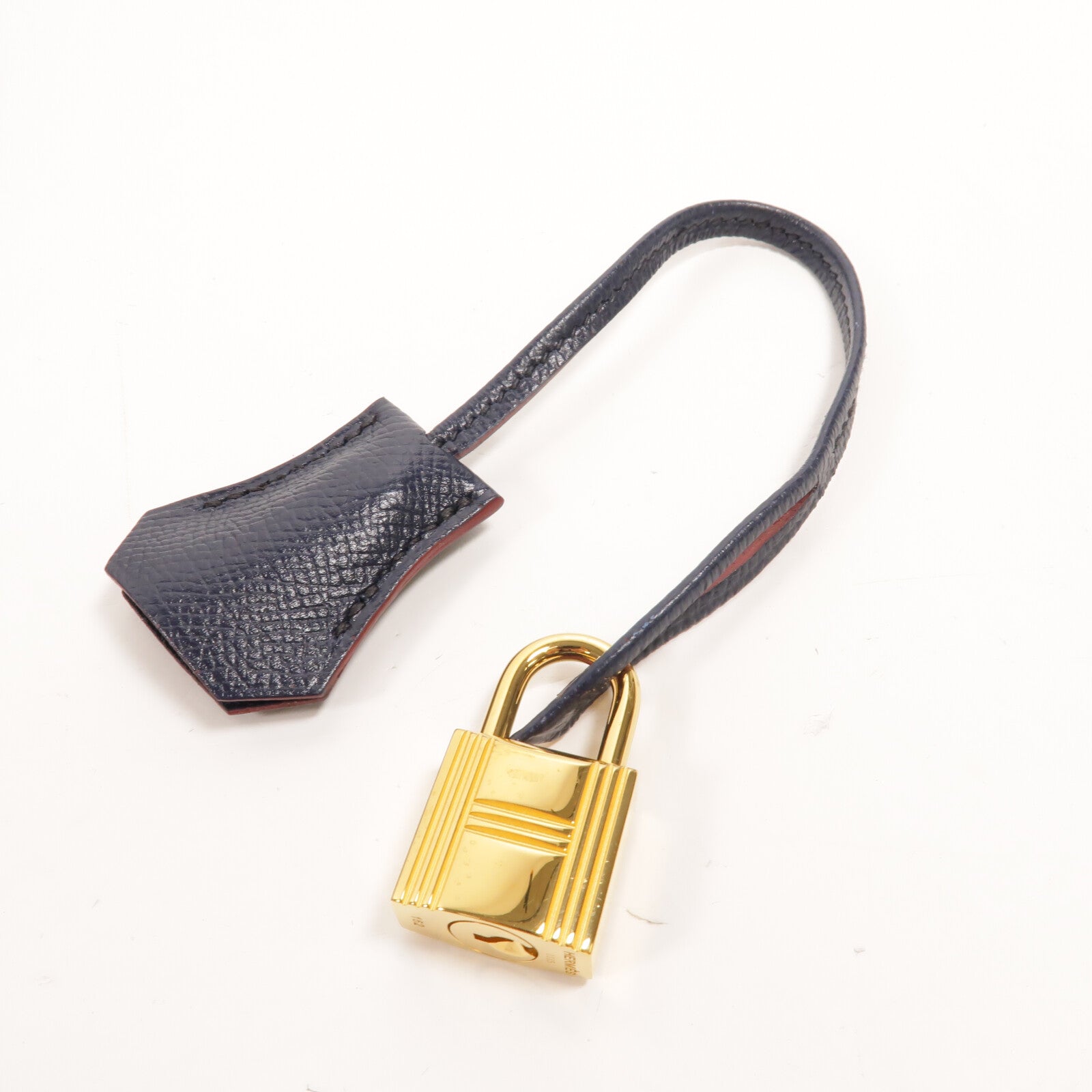 HERMES Epsom皮革Kelly 28手挽肩背兩用袋Bleu Indigo