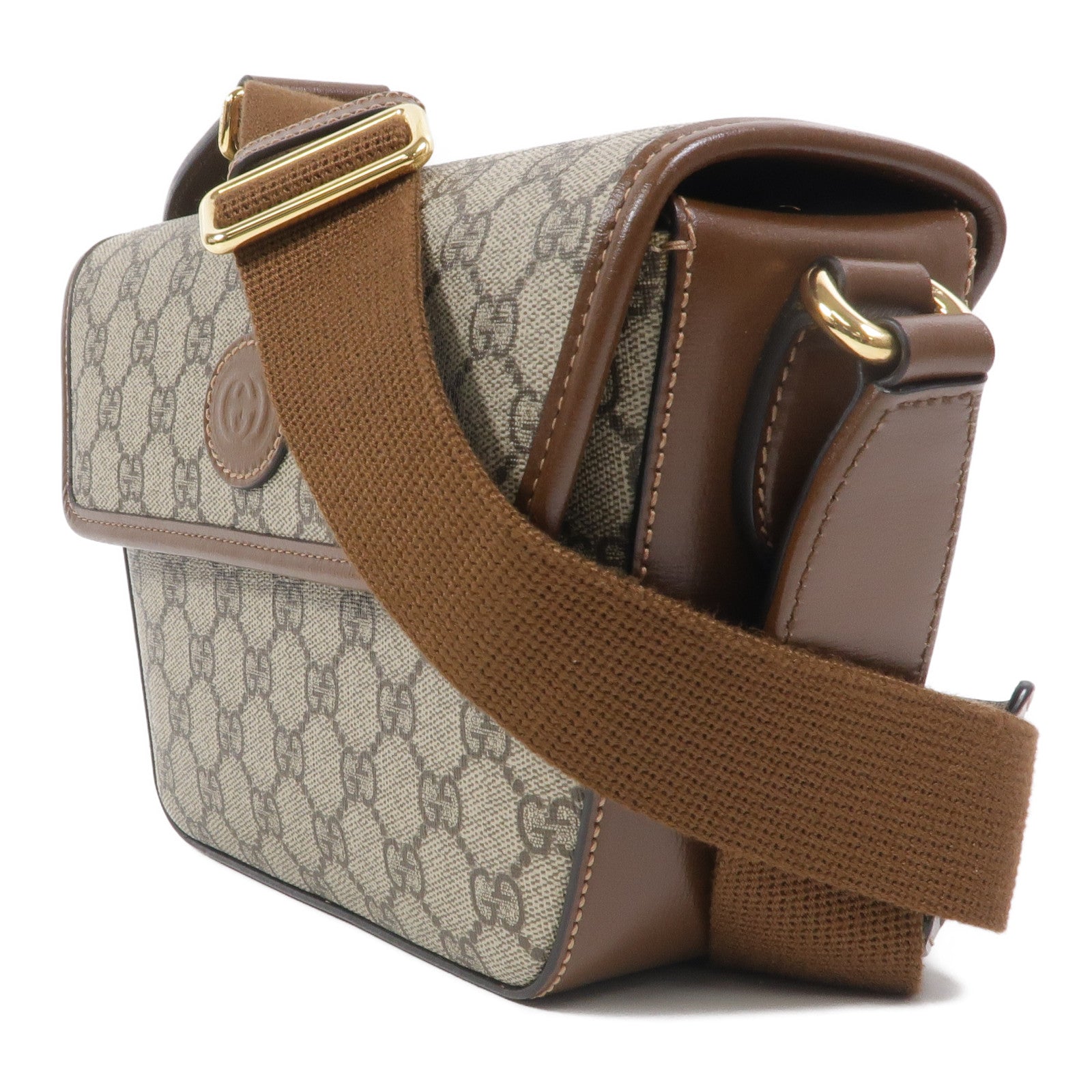 GUCCI 塗層帆布GG Supreme肩背袋