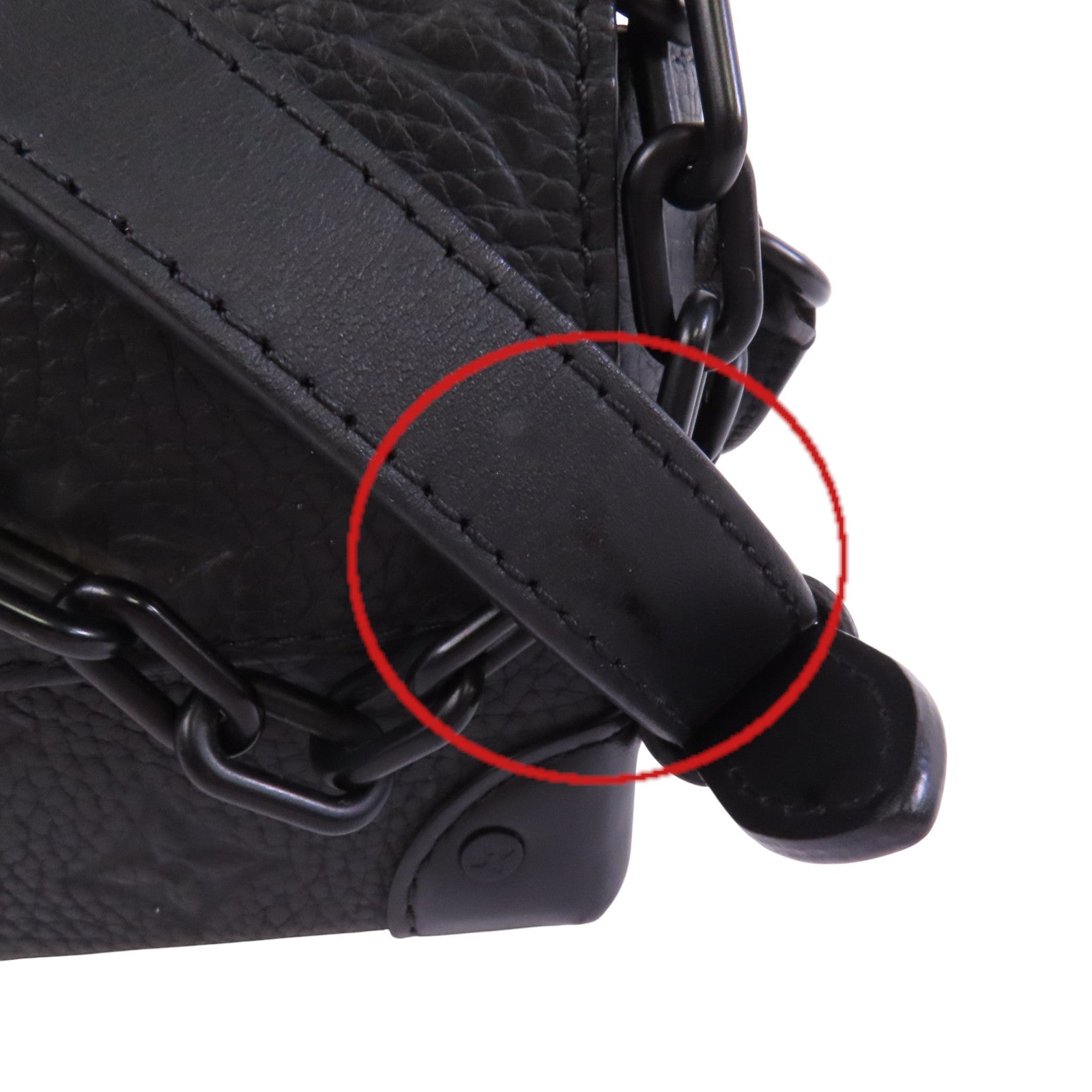 LOUIS VUITTON Monogram Taurillon Steamer Bag肩背袋