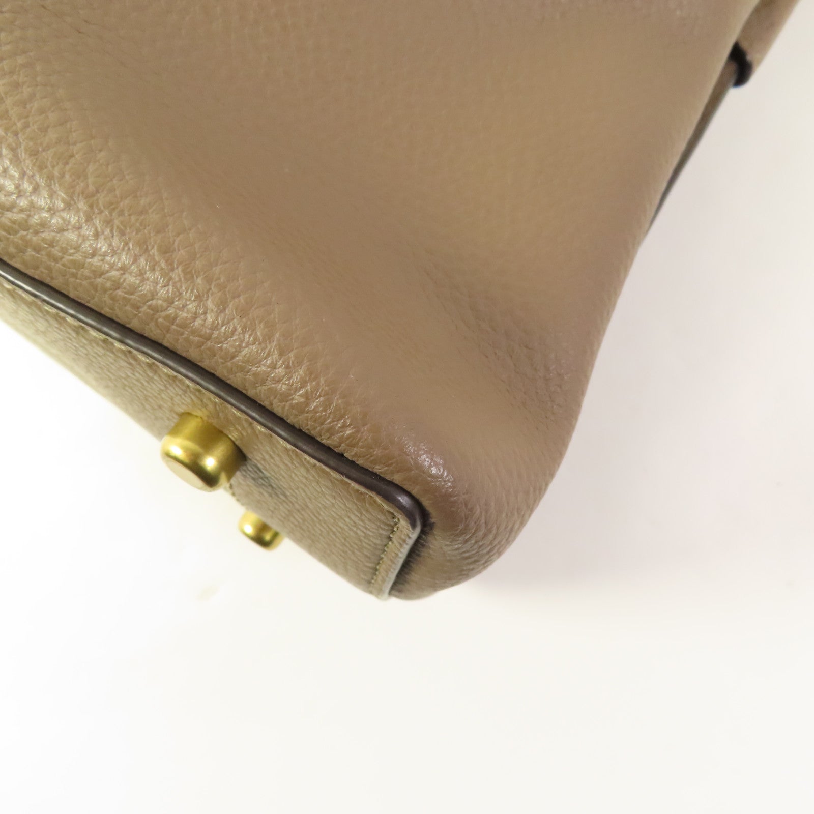 COACH 牛皮皮革Shoulder Bag金扣肩背袋