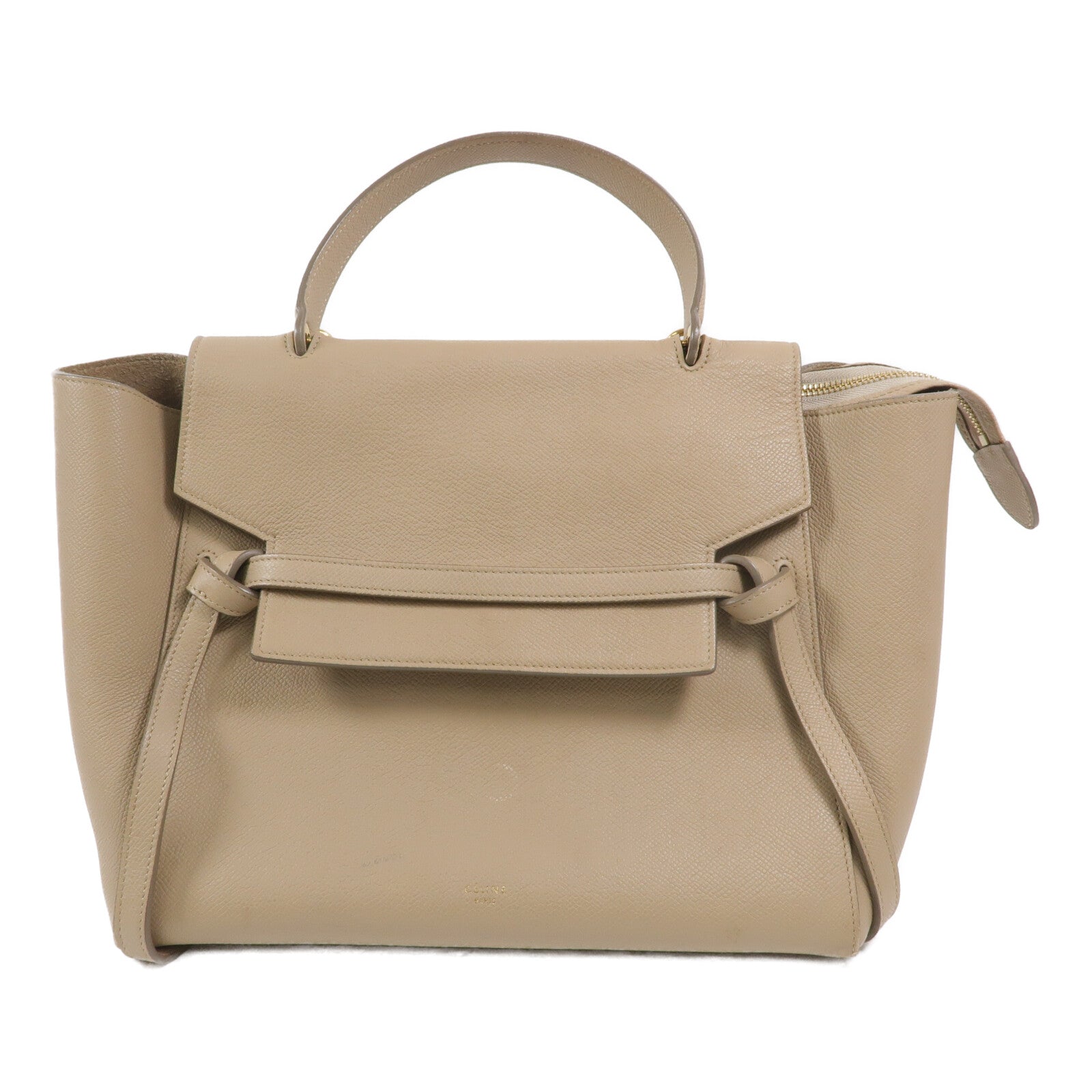 CELINE 牛皮皮革Micro Belt Bag手挽袋