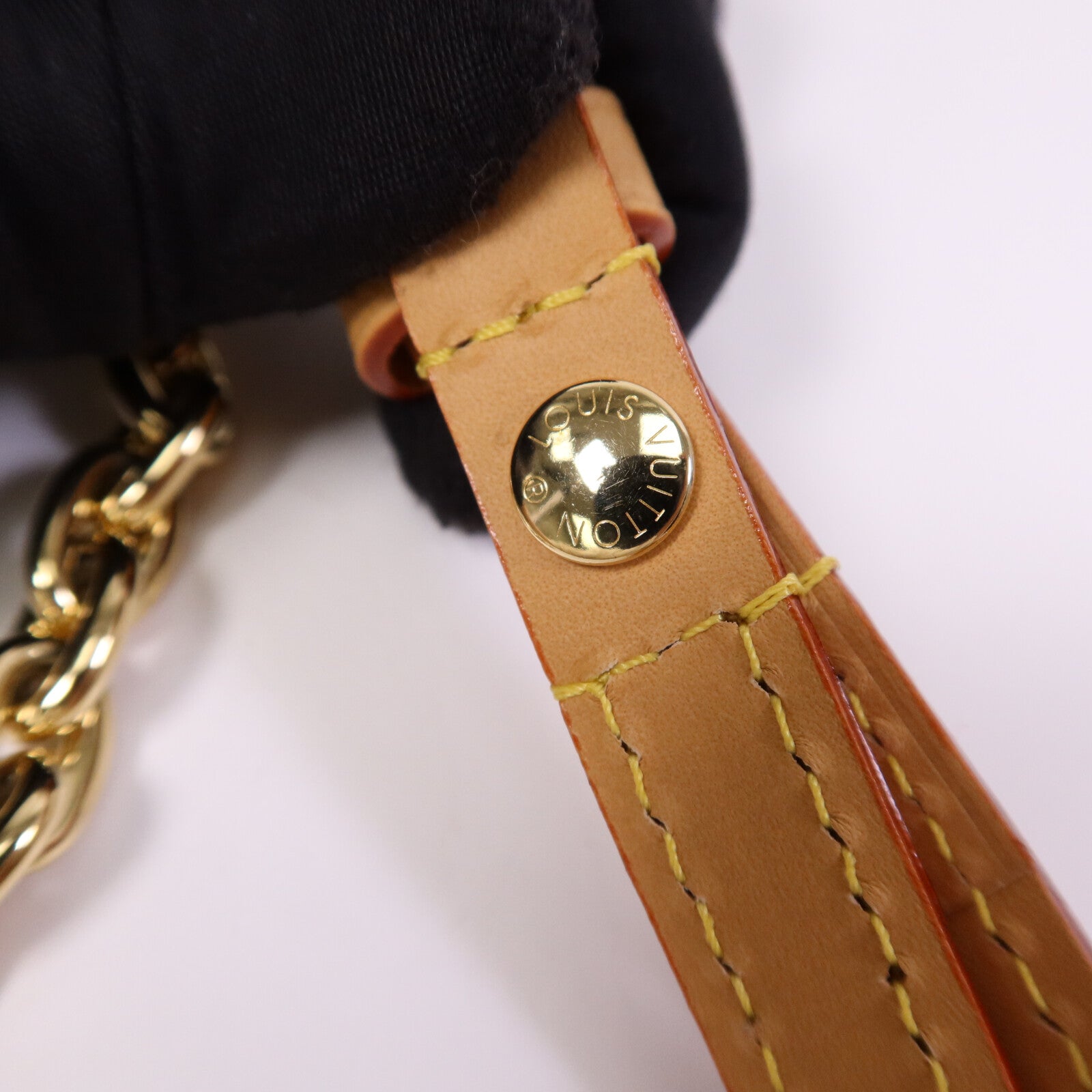 LOUIS VUITTON Monogram Nano Boulogne金扣手挽肩背兩用袋