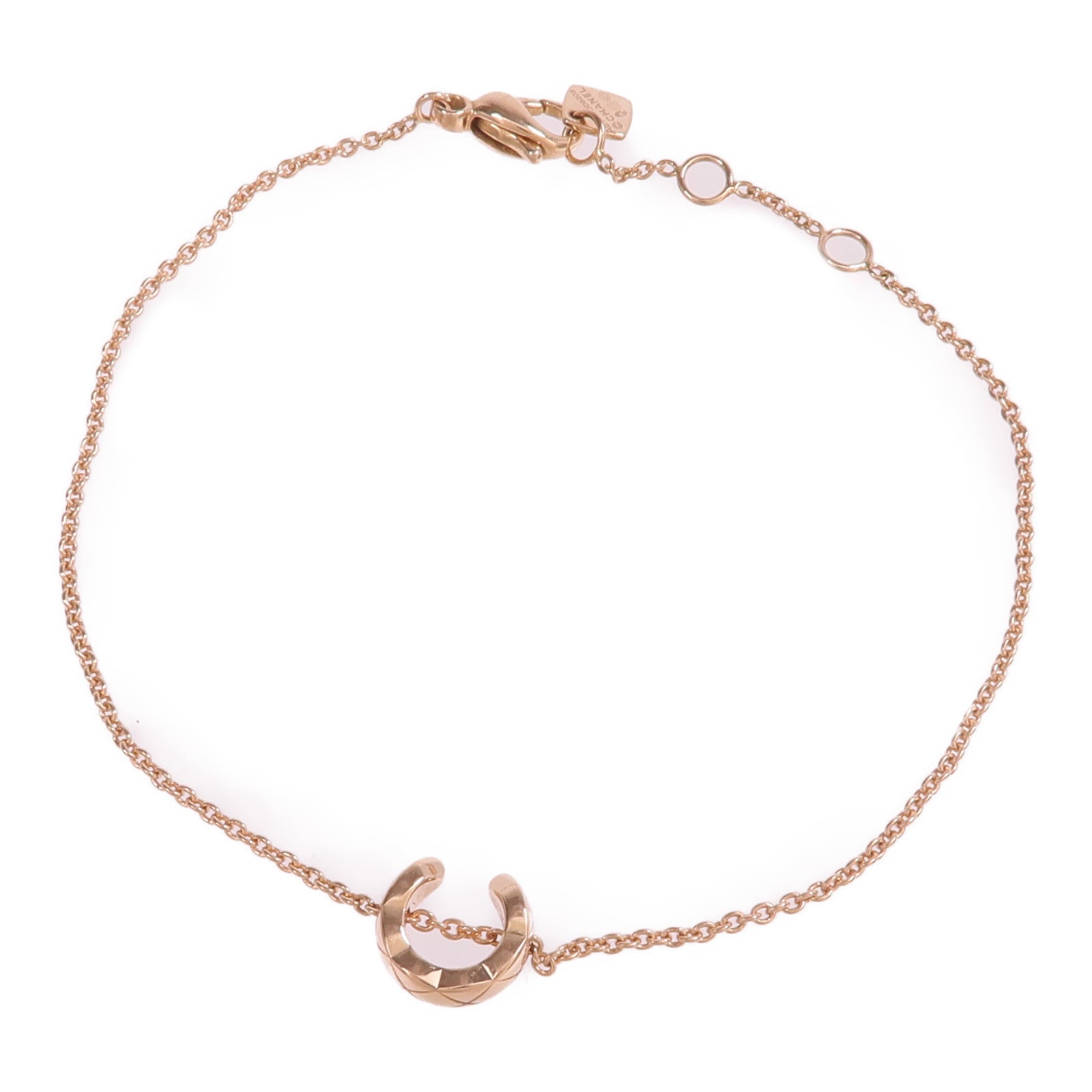 CHANEL 18K玫瑰金Coco Crush Bracelet手鏈