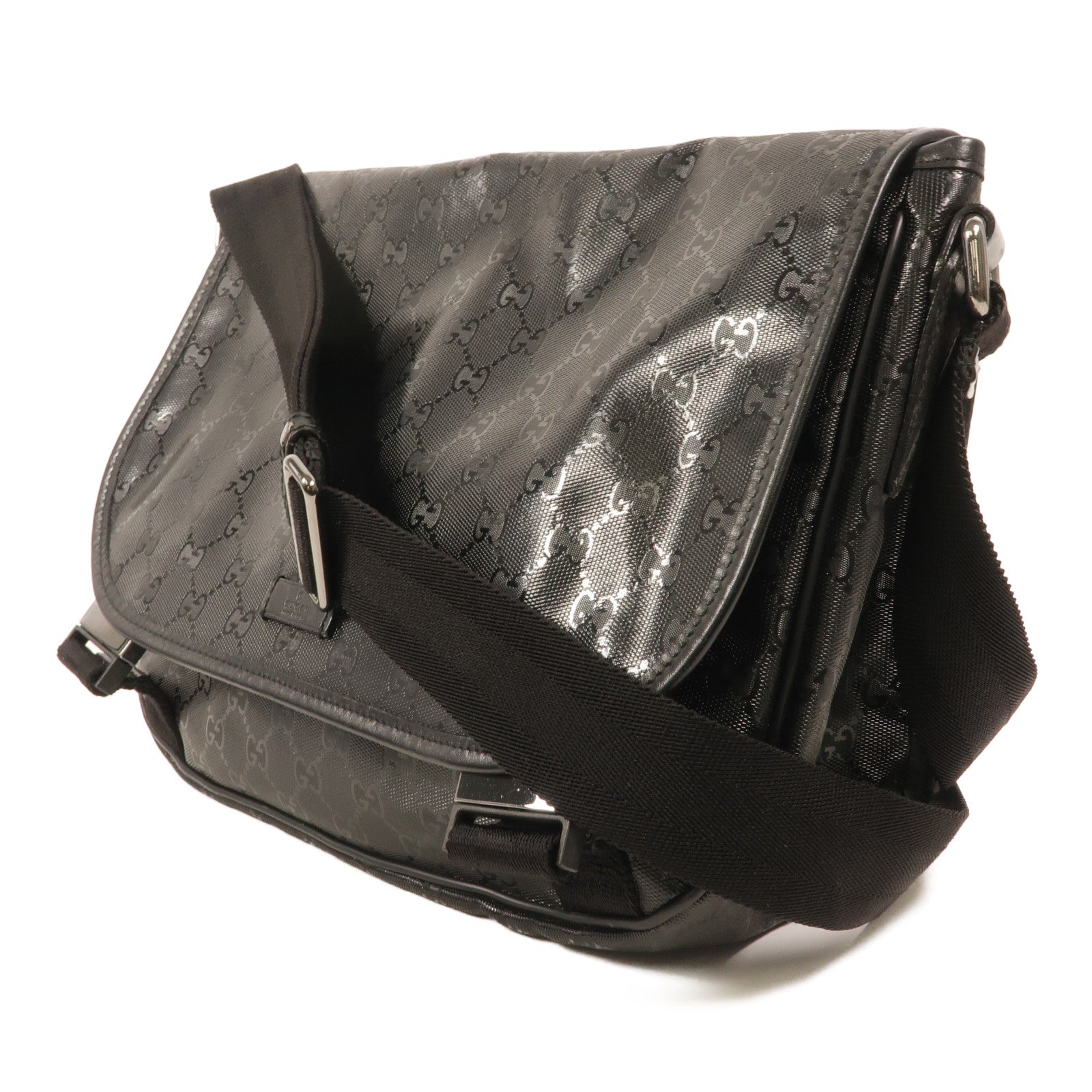 GUCCI 塗層帆布Messanger Bag肩背袋