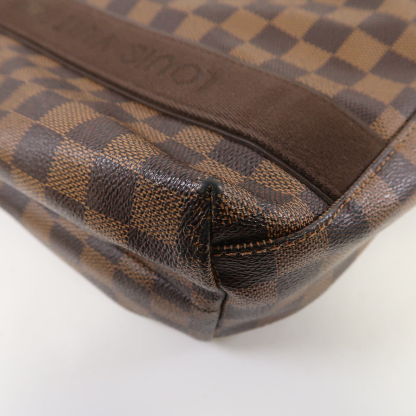 LOUIS VUITTON 【激減優惠】Damier Ebene Beaubourg金扣手挽袋啡色