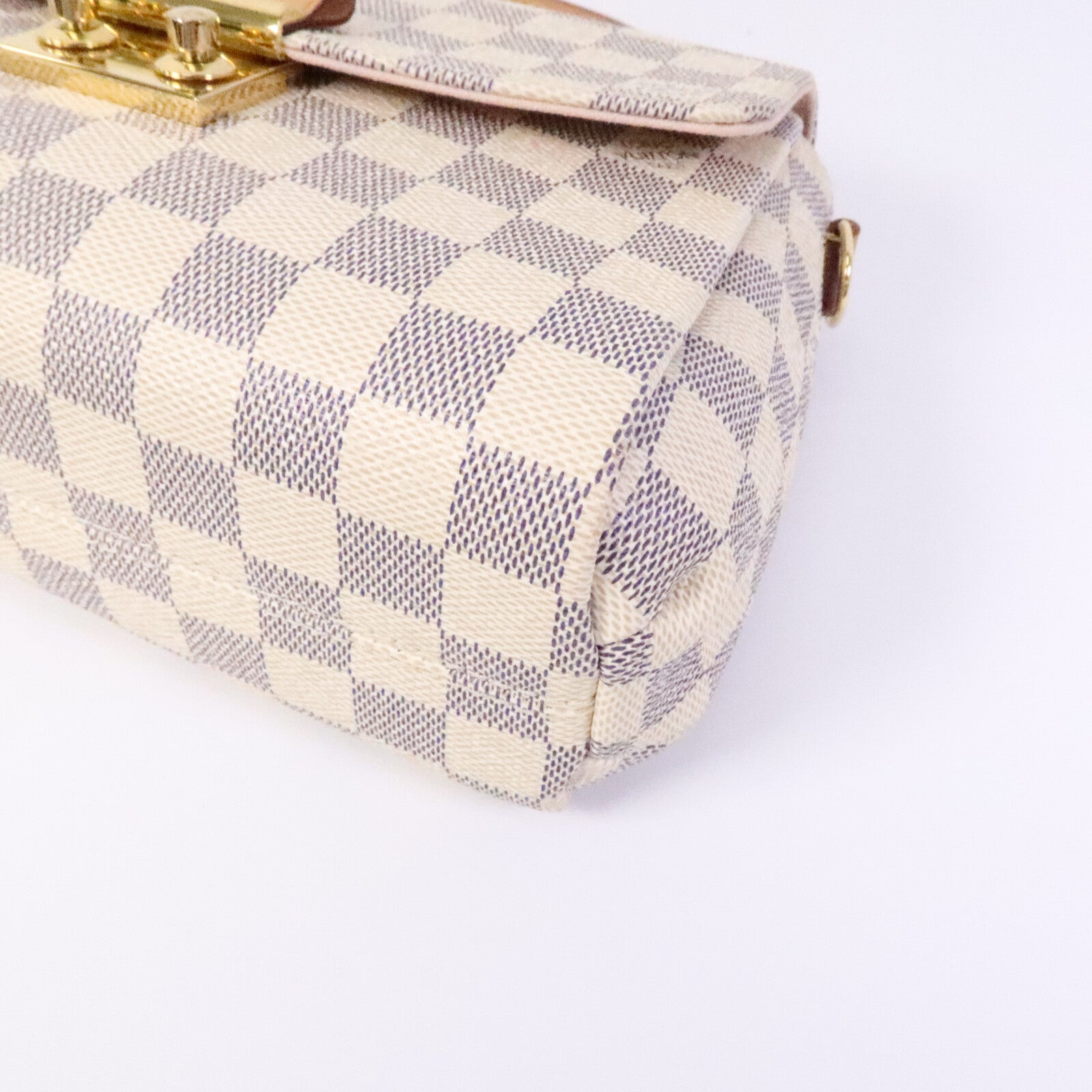 LOUIS VUITTON Damier Azur Croisette手挽肩背兩用袋