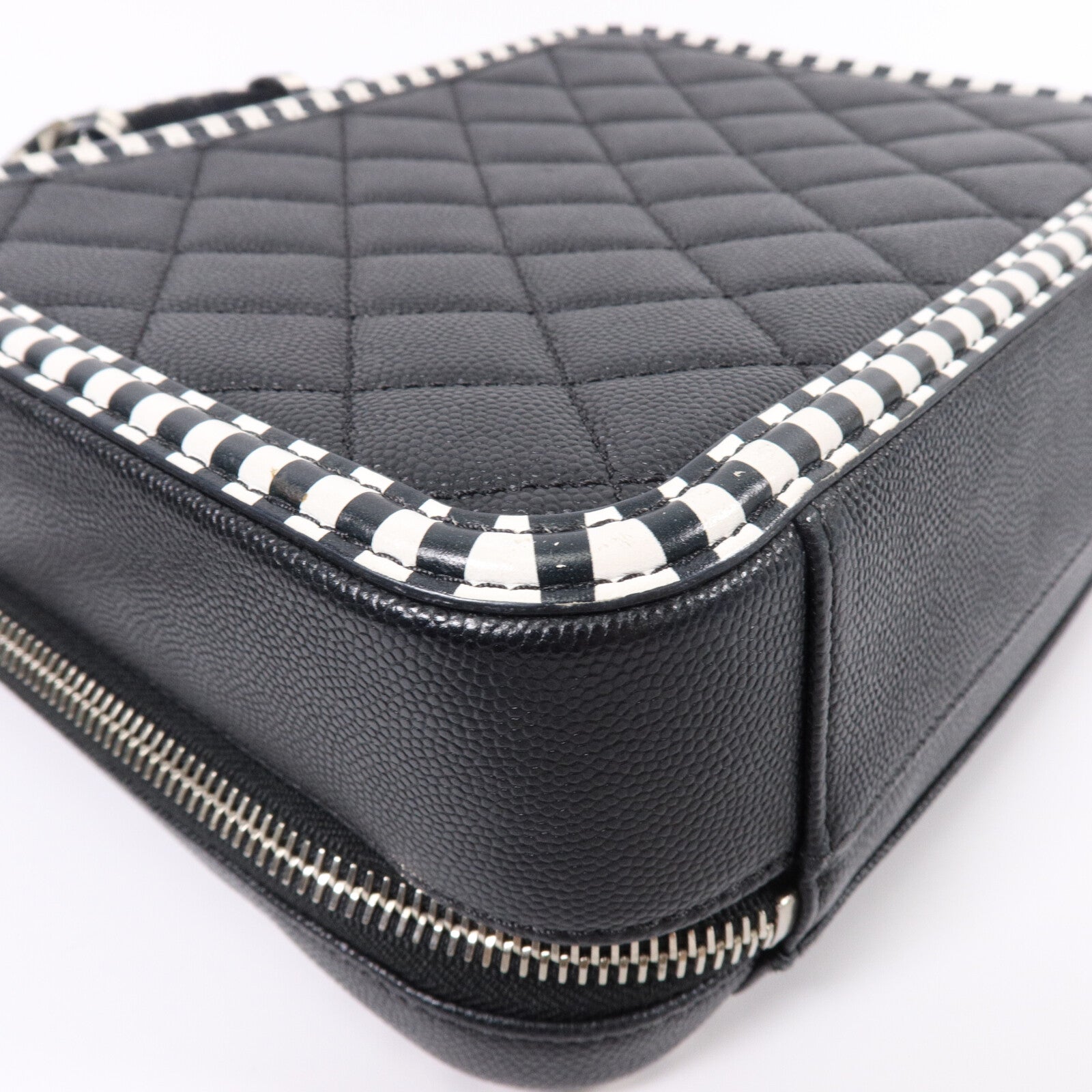CHANEL 牛皮皮革Vanity Case手挽肩背兩用袋