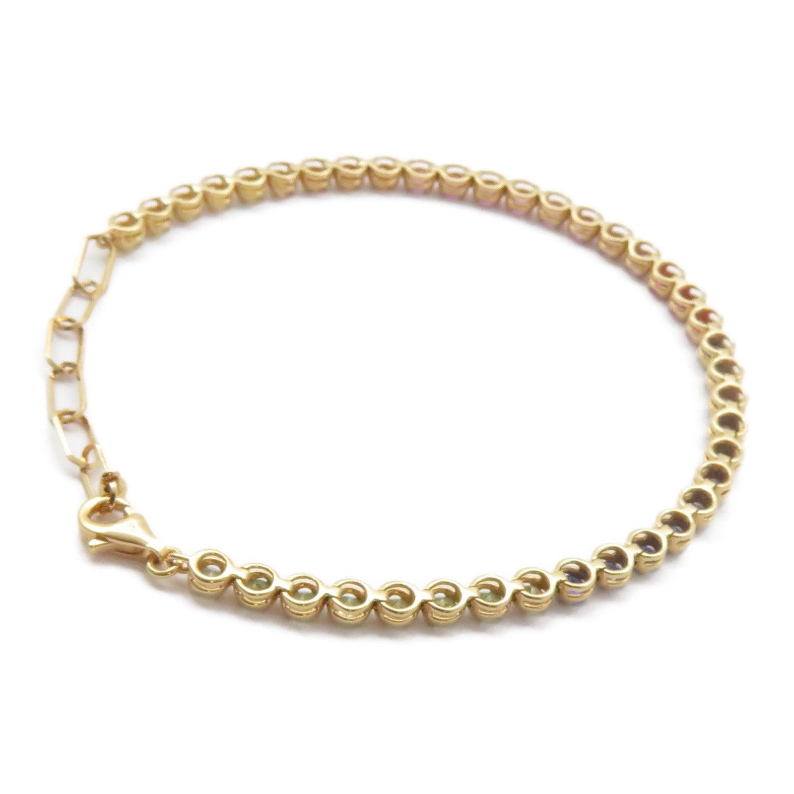 JEWELRY 【激減優惠】18K玫瑰金Sapphire Bracelet 2.99ct彩色寶石手鏈