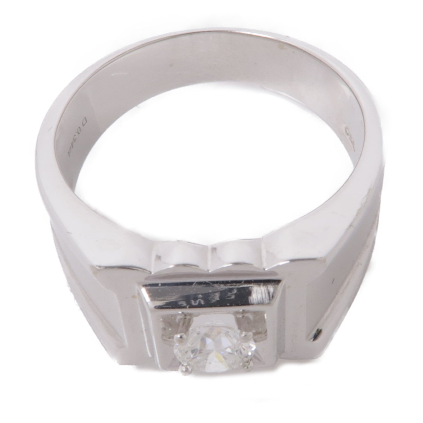 JEWELRY 18K白金Diamond Ring鑽石戒指US#7.75