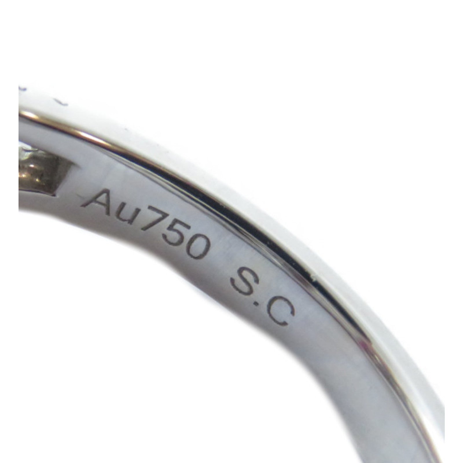JEWELRY 18K白金Sapphire Ring 1.09ct紅寶石/0.33ct鑽石戒指US#5.75