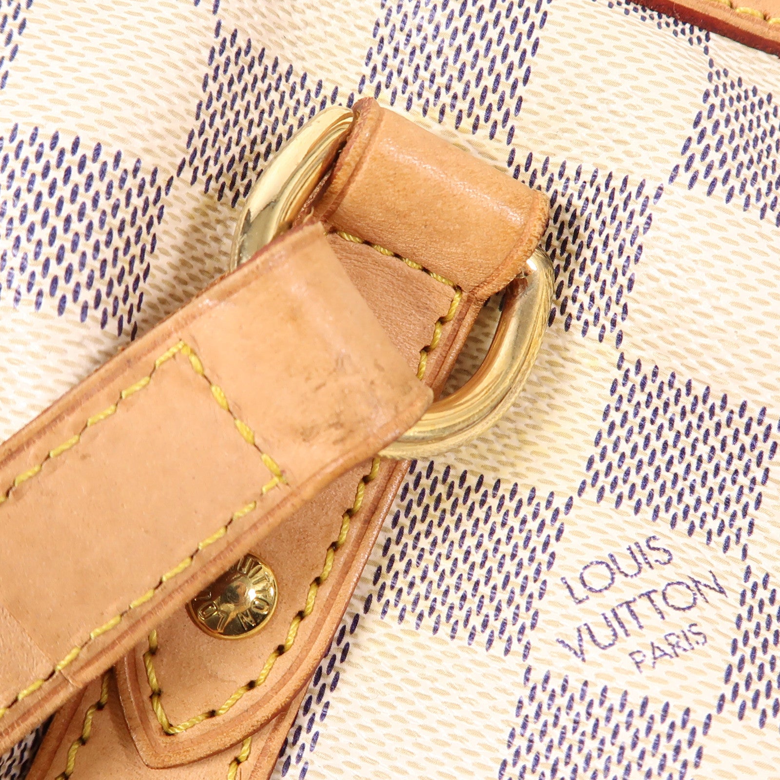 LOUIS VUITTON Damier Azur Stresa PM金扣肩背袋