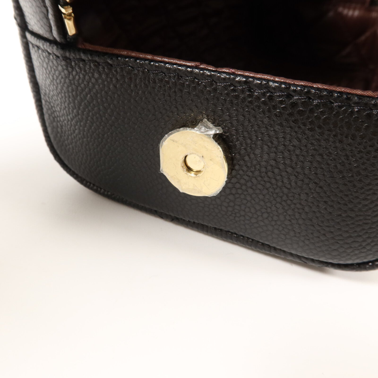 CHANEL 牛皮皮革Classic Double Zipper Cosmetic Bag小袋