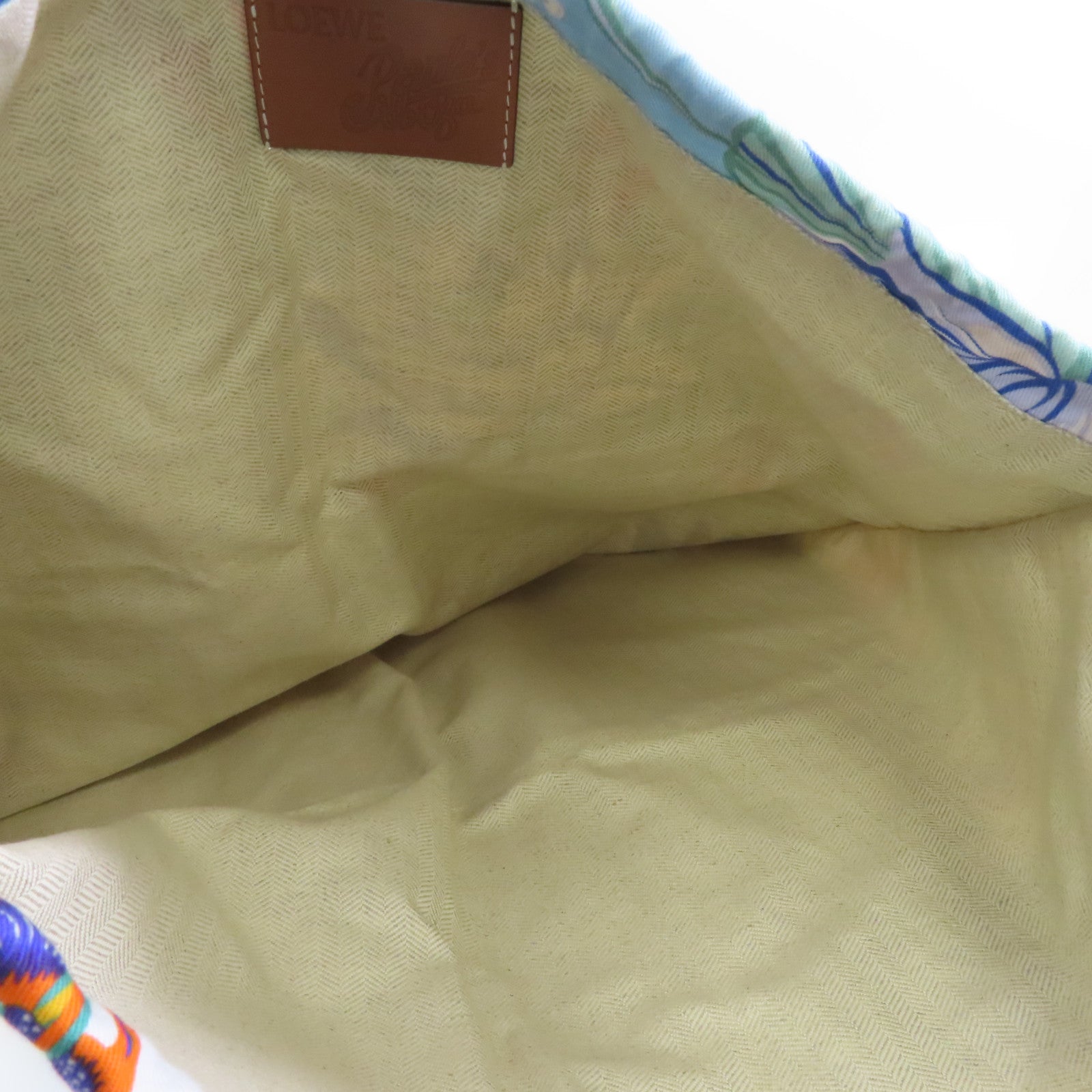 LOEWE 【激減優惠】帆布Drawstring Pouch抽繩袋彩色