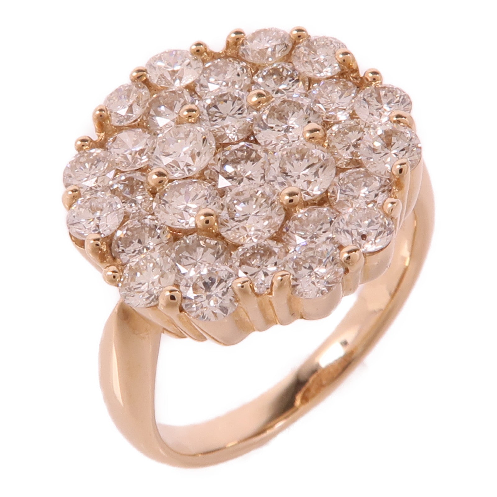 JEWELRY 【激減優惠】18K玫瑰金Diamond Ring鑽石戒指US#4.5