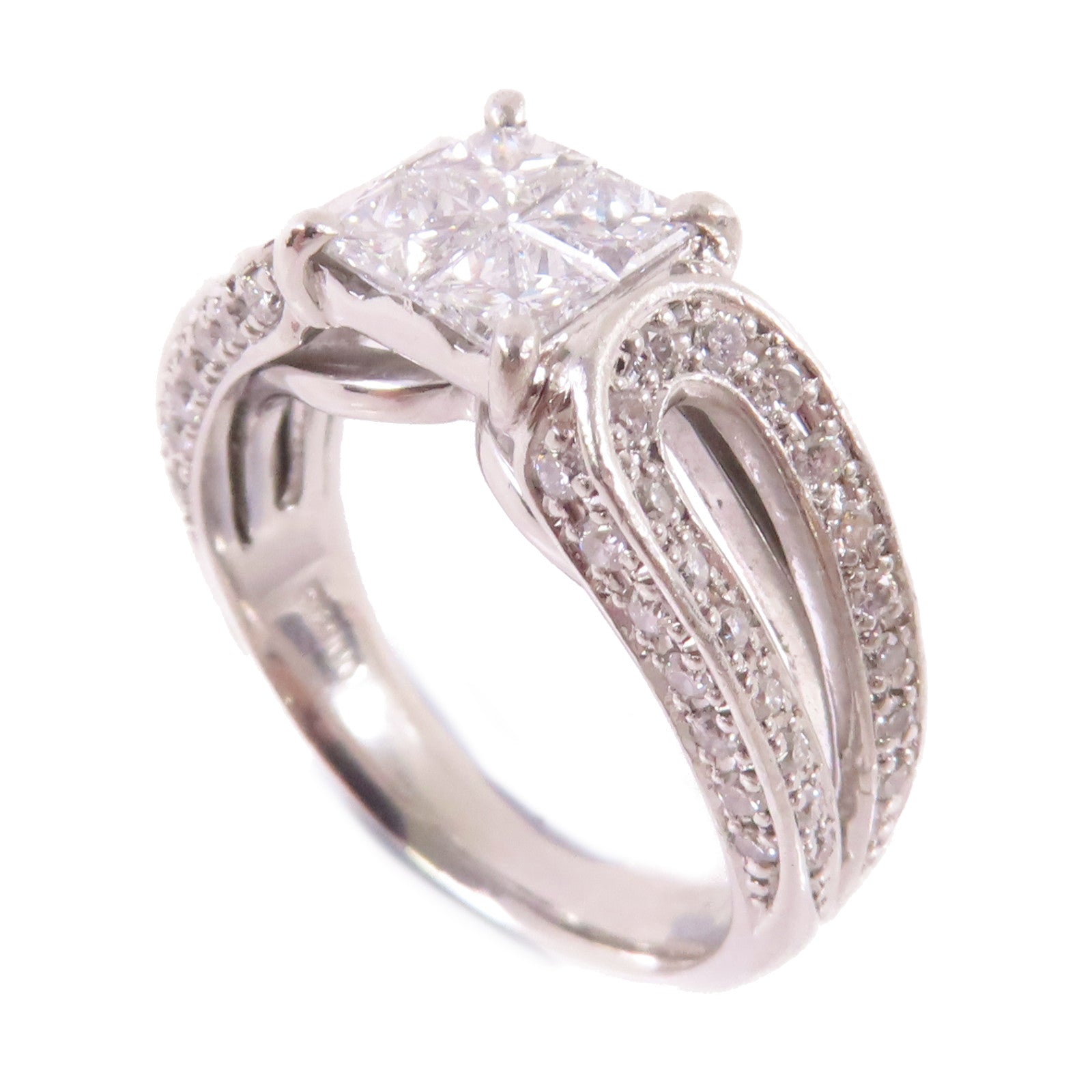 JEWELRY PT900鉑金/1.20ct鑽石Diamond Ring戒指US#6.25
