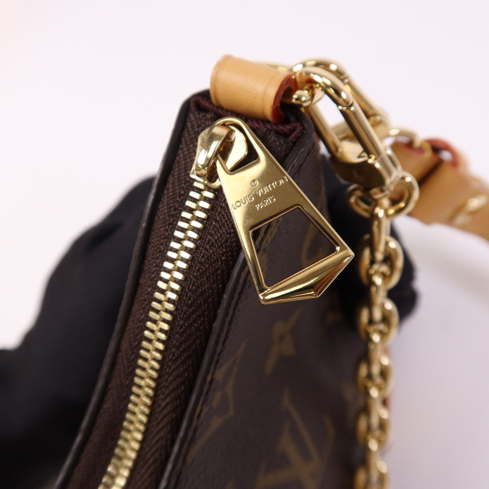 LOUIS VUITTON Monogram Nano Boulogne金扣手挽肩背兩用袋