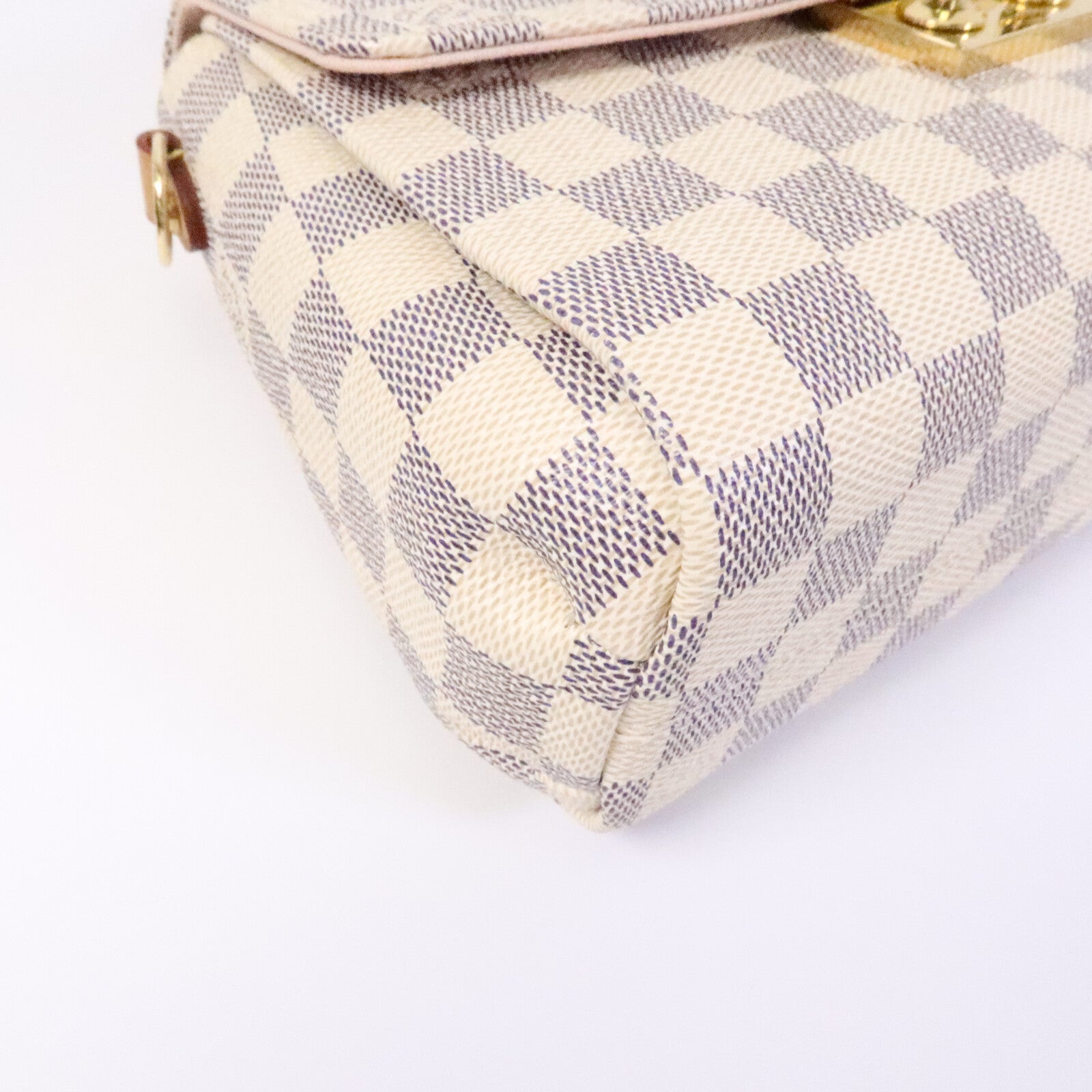 LOUIS VUITTON Damier Azur Croisette手挽肩背兩用袋
