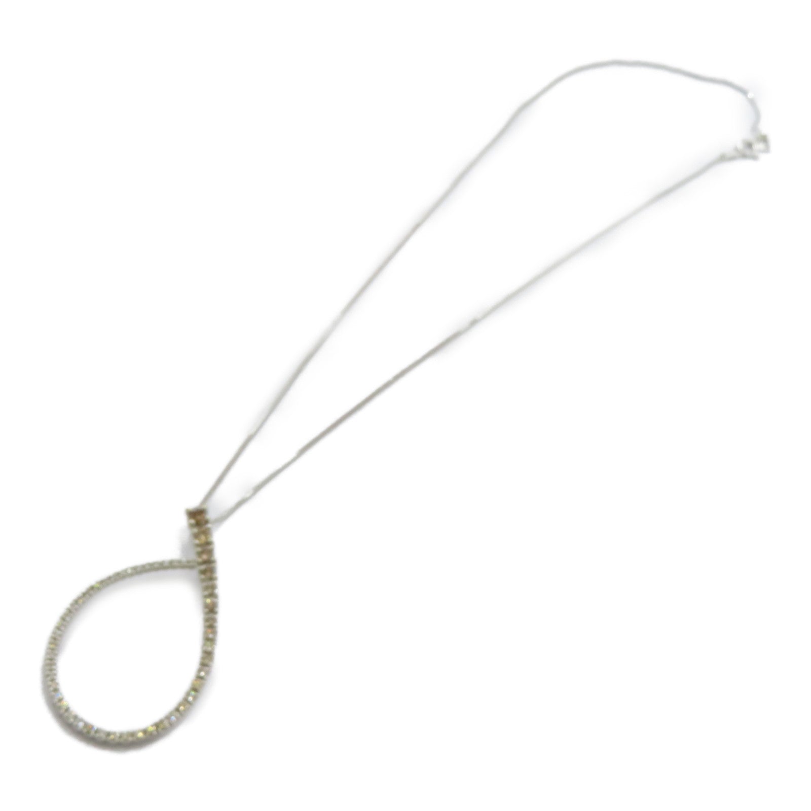JEWELRY 18K白金Diamond Necklace 1.40ct鑽石項鍊