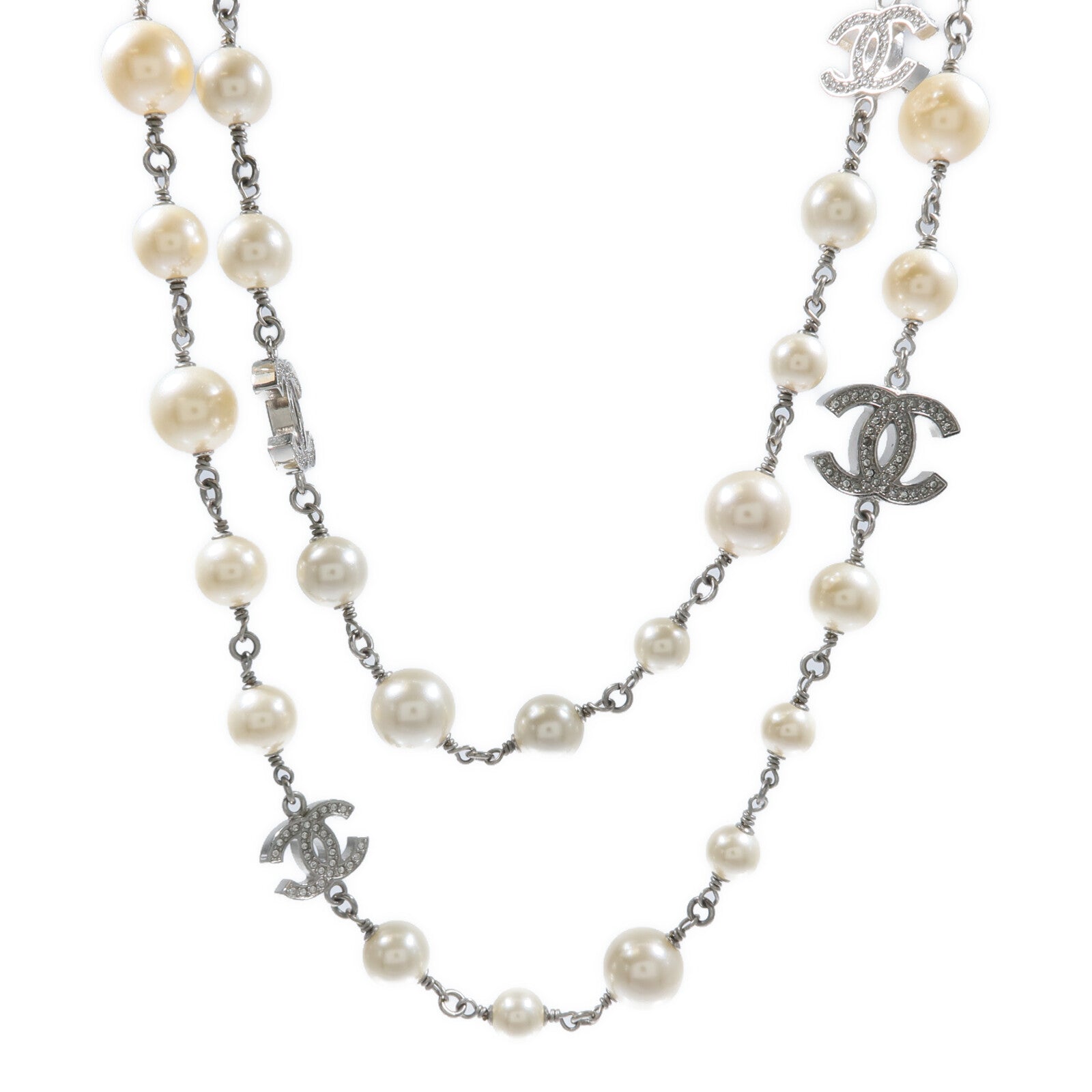 CHANEL PVC/金屬Necklace項鍊