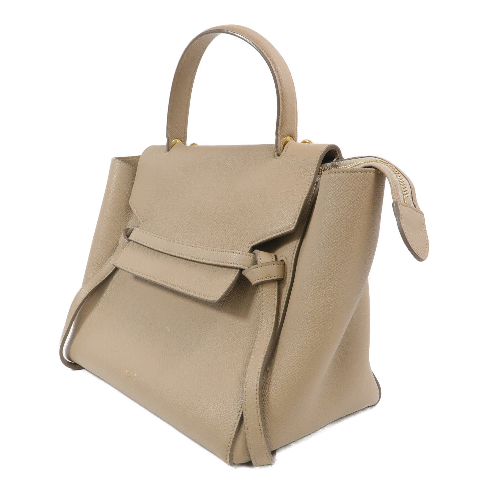 CELINE 牛皮皮革Micro Belt Bag手挽袋