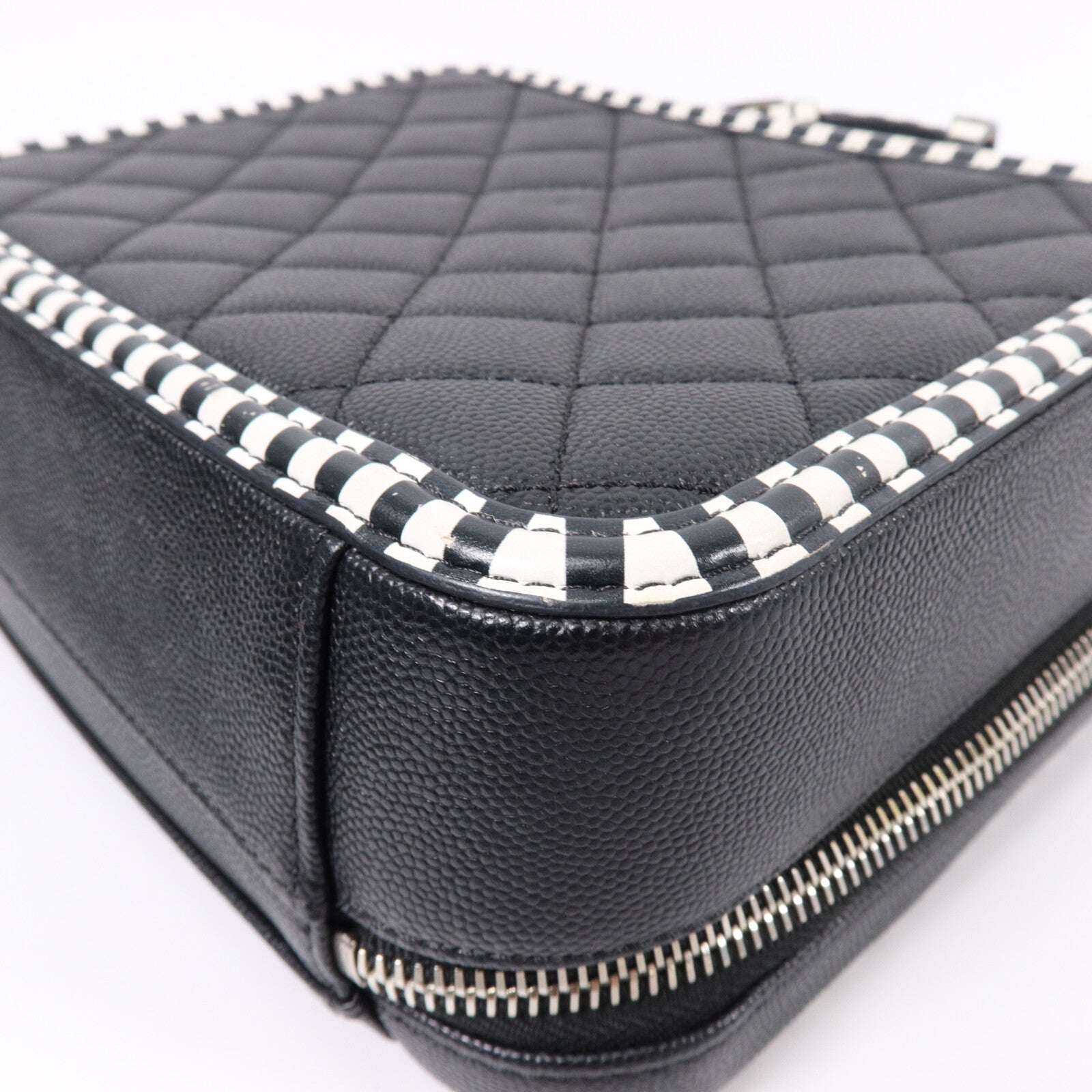 CHANEL 牛皮皮革Vanity Case手挽肩背兩用袋