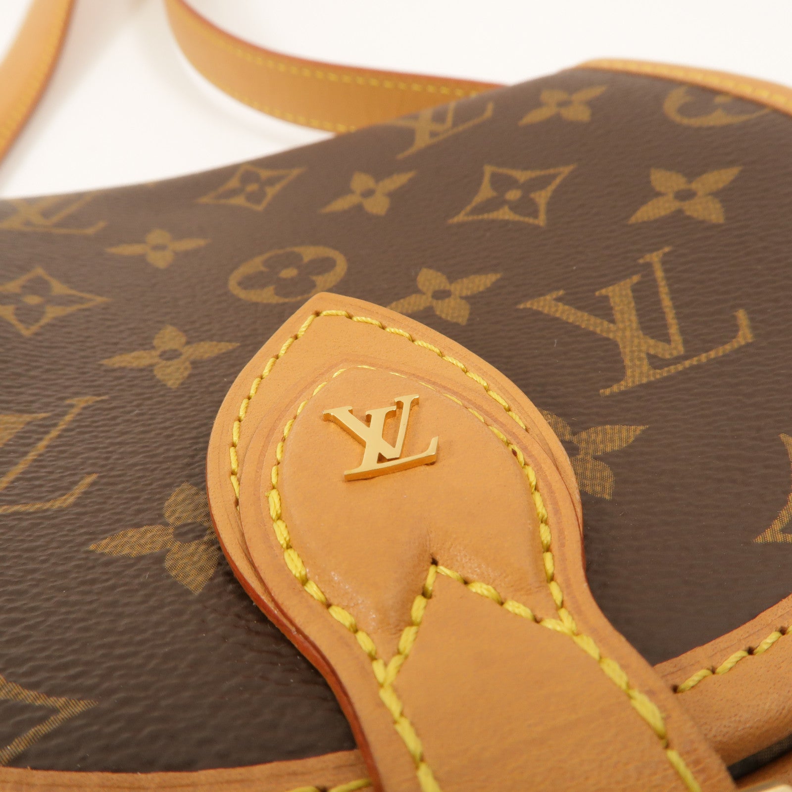 LOUIS VUITTON Monogram Tambourin金扣肩背袋
