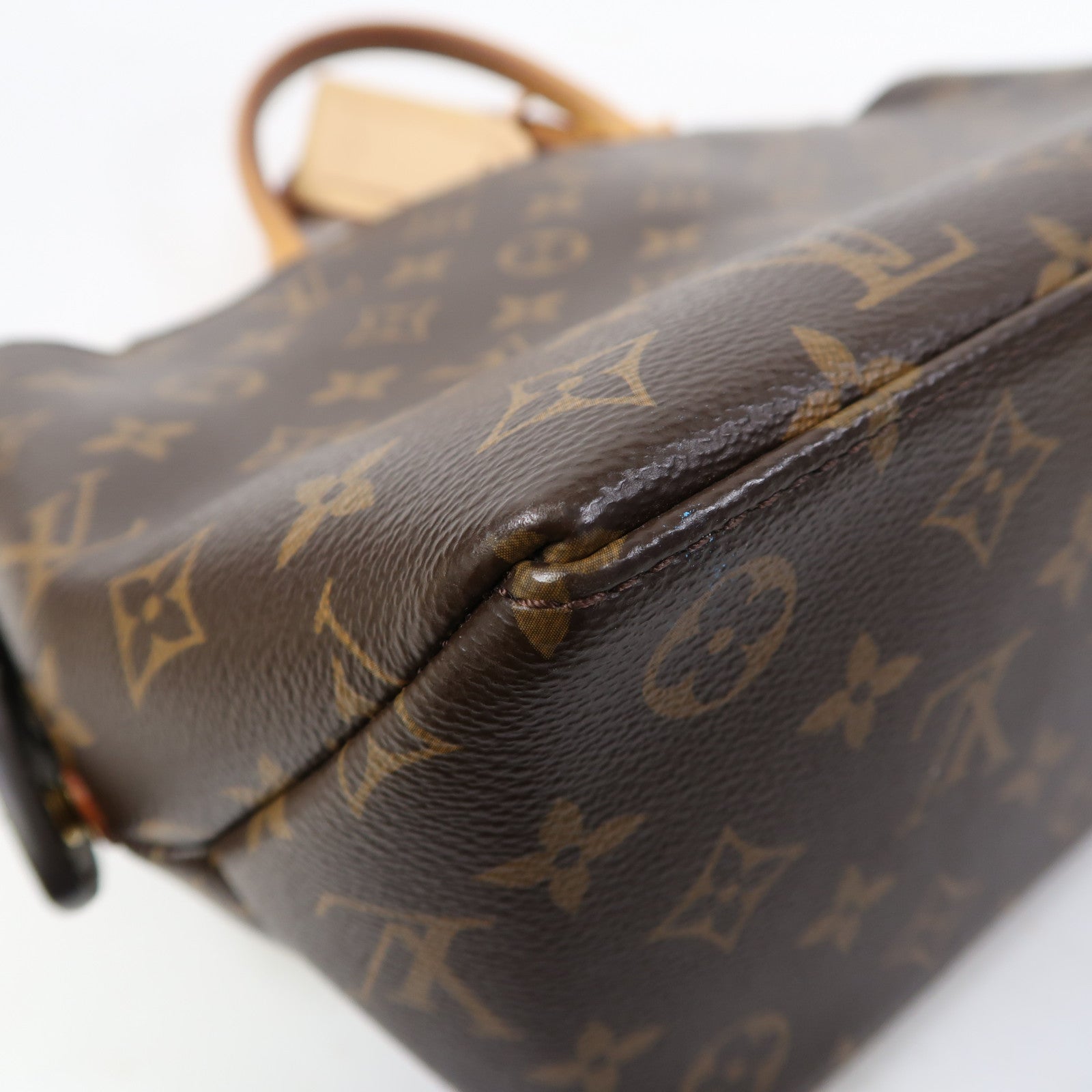 LOUIS VUITTON Monogram Petit Palais金扣手挽肩背兩用袋啡色