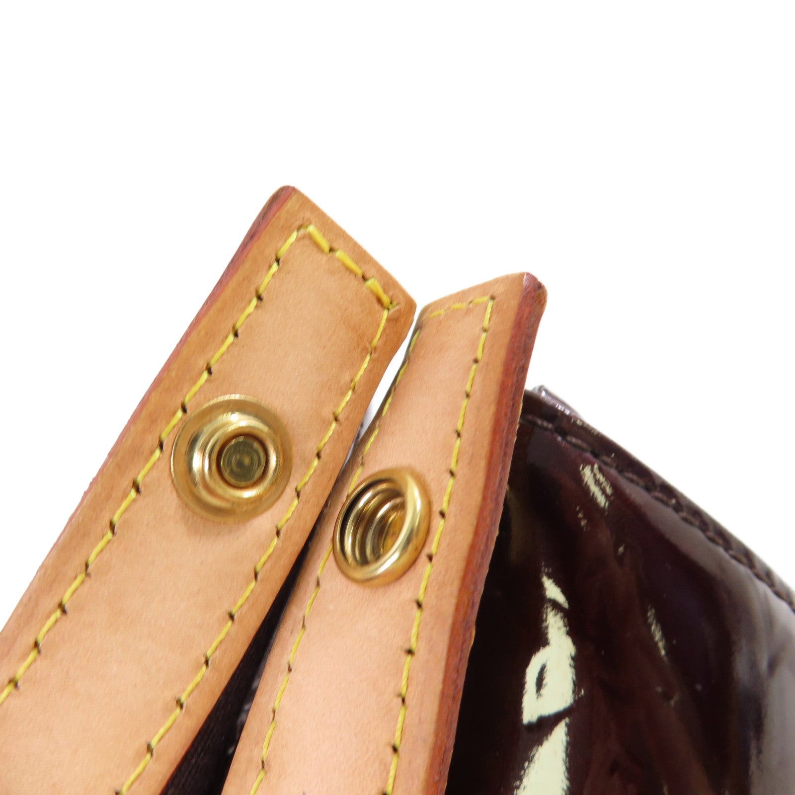 LOUIS VUITTON Monogram Vernis Roxbury Drive 2way Shoulder Bag金扣手挽肩背兩用袋酒紅色