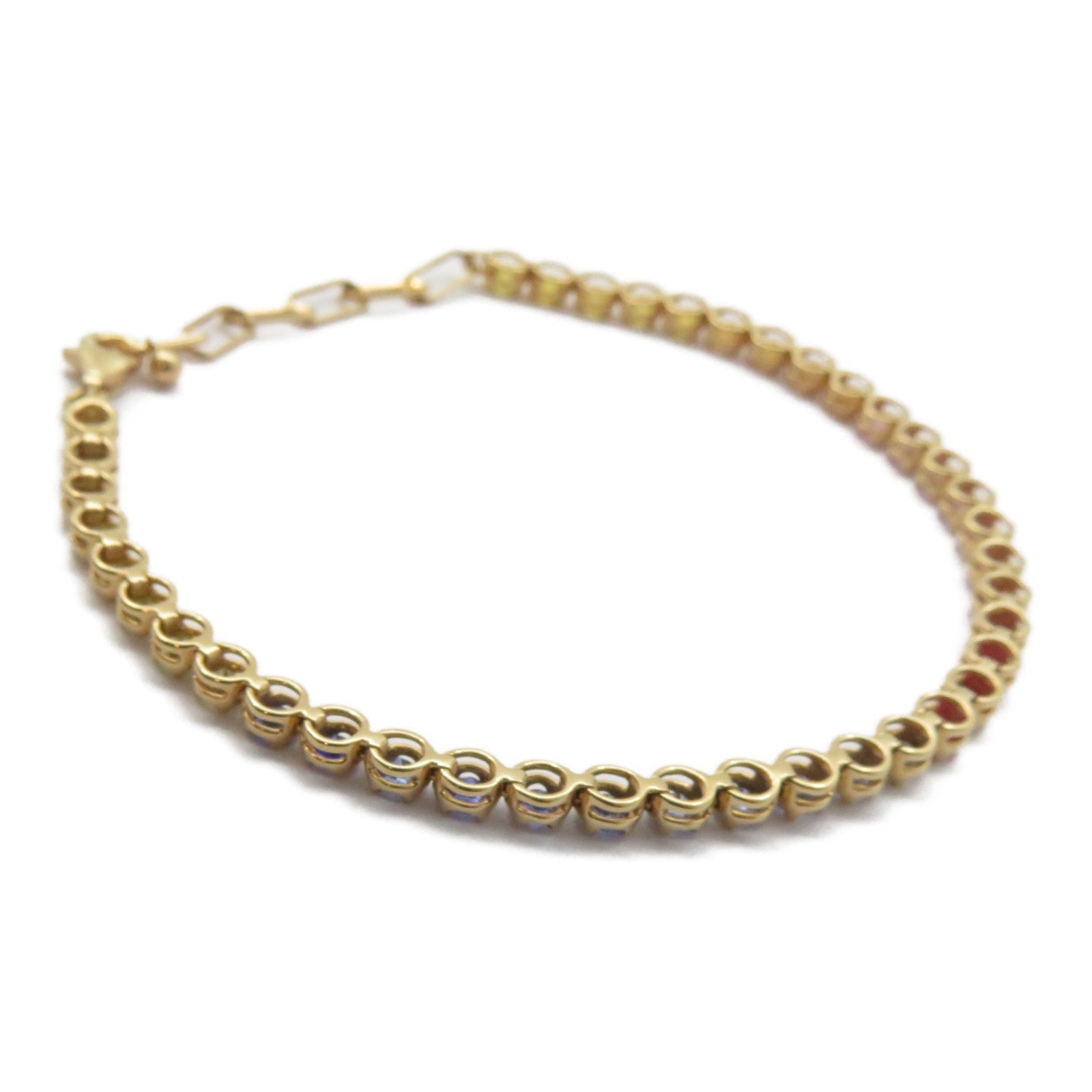 JEWELRY 【激減優惠】18K玫瑰金Sapphire Bracelet 2.99ct彩色寶石手鏈