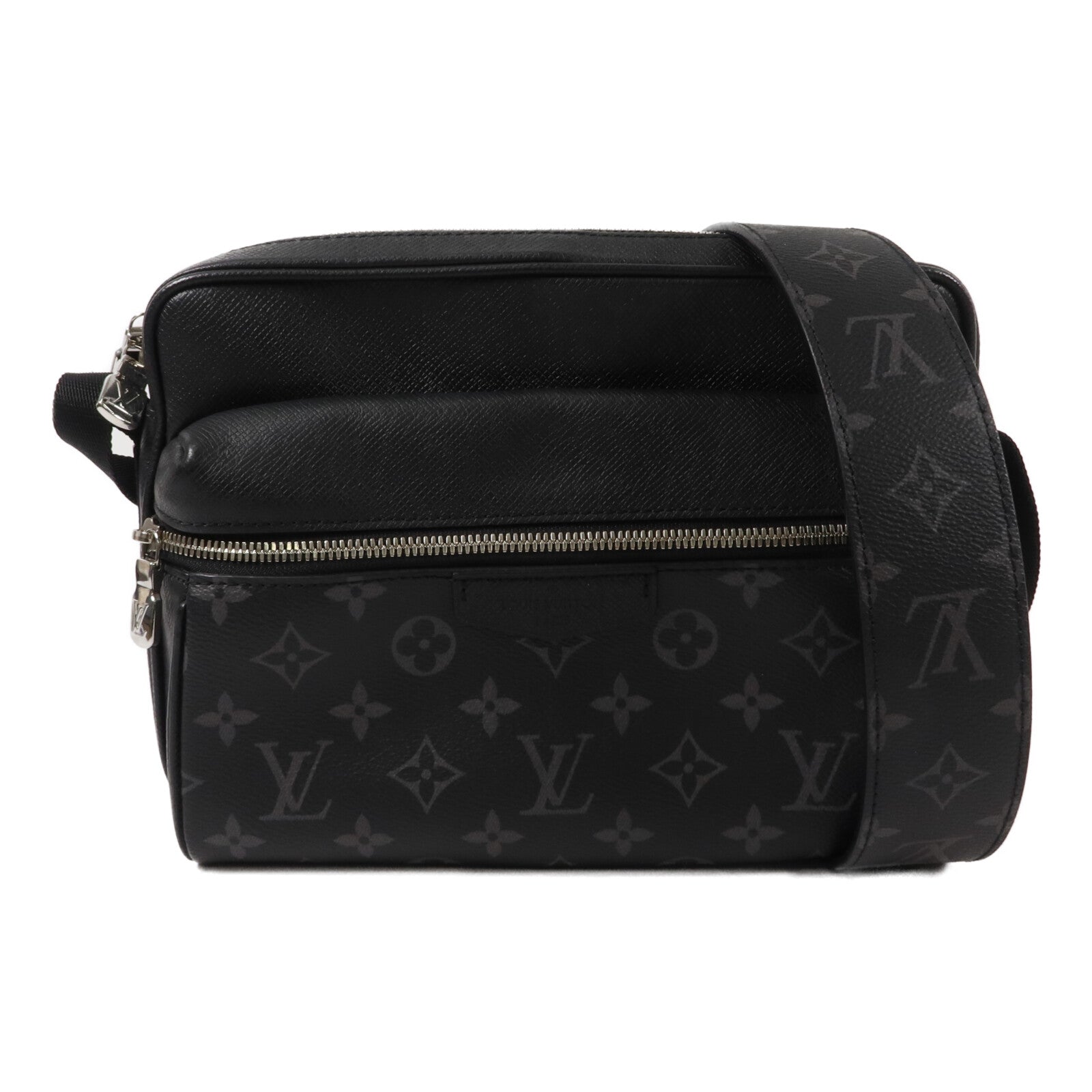 LOUIS VUITTON Monogram Eclipse Taiga Outdoor Messenger肩背袋