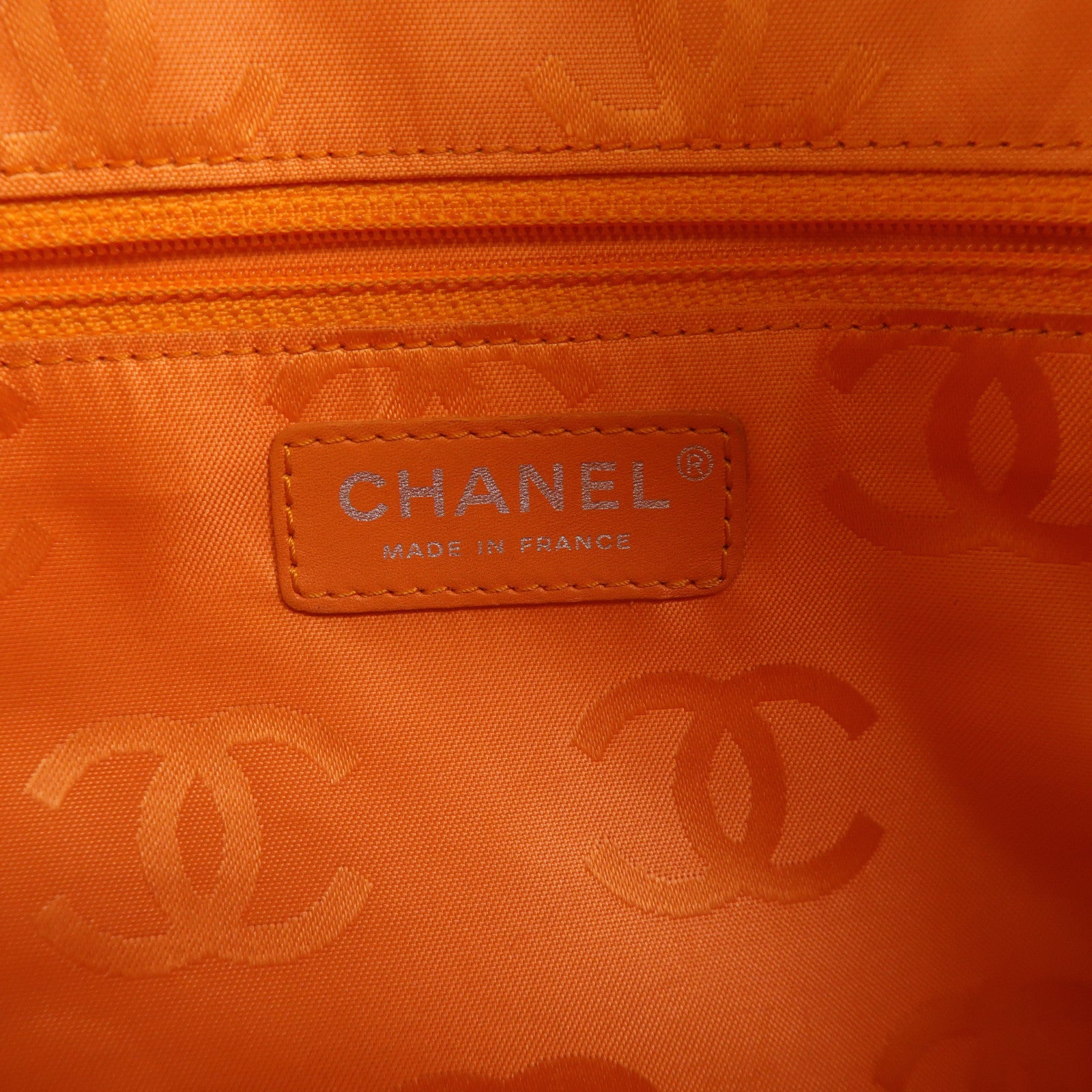 CHANEL 牛皮皮革/蛇皮皮革Cambon Tote Bag銀扣肩背袋