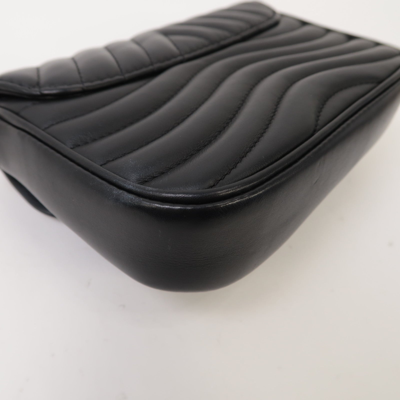 LOUIS VUITTON 牛皮皮革New Wave金扣手挽肩背兩用袋黑色