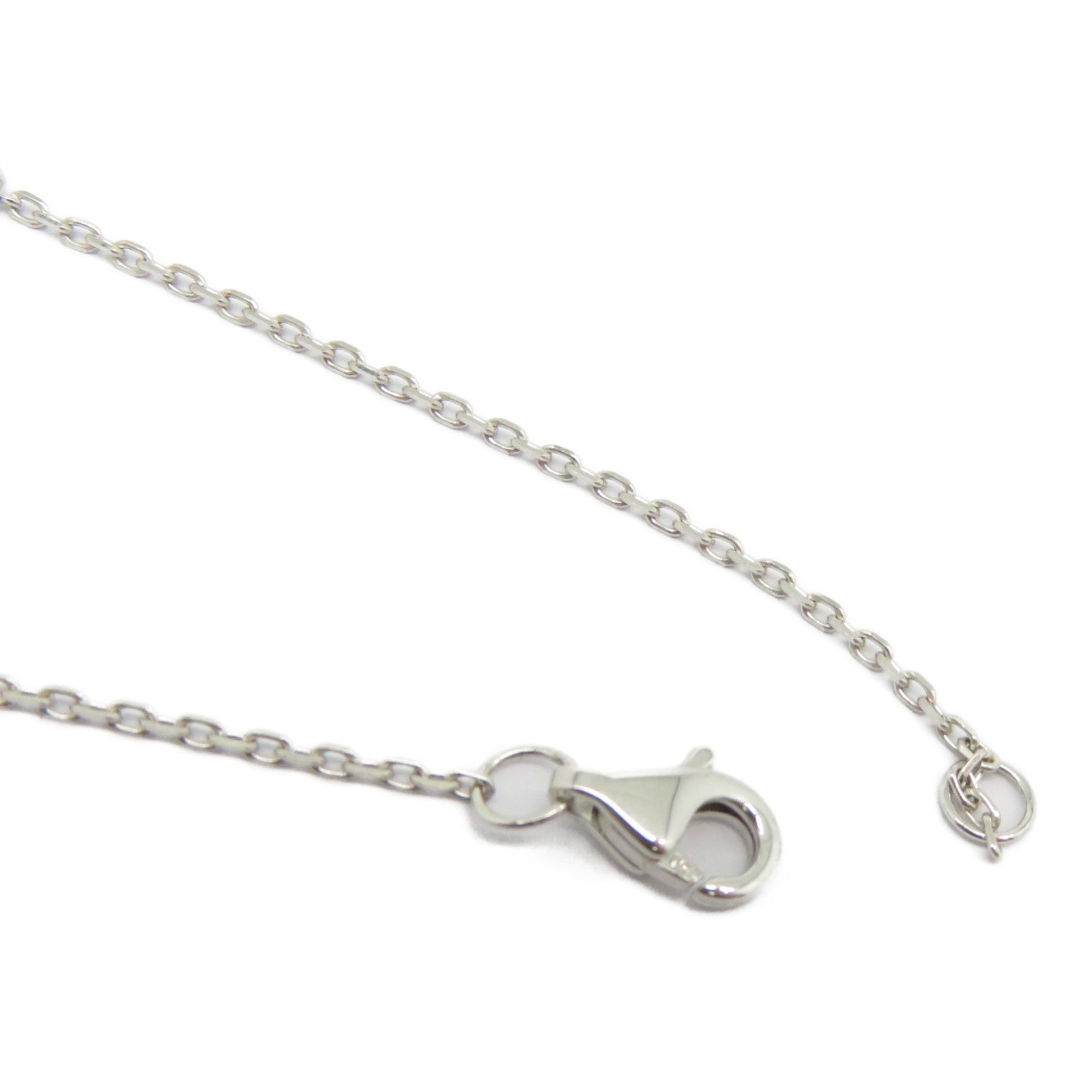 JEWELRY 【激減優惠】18K白金Sapphire Necklace 0.442ct藍寶石/0.27ct鑽石項鍊藍色/銀色