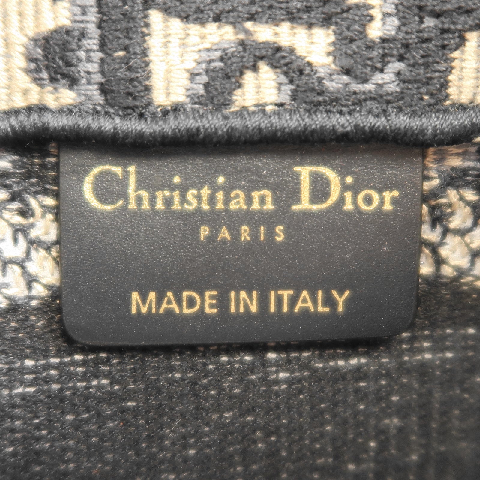 Dior 帆布Book Tote Mini金扣手挽肩背兩用袋