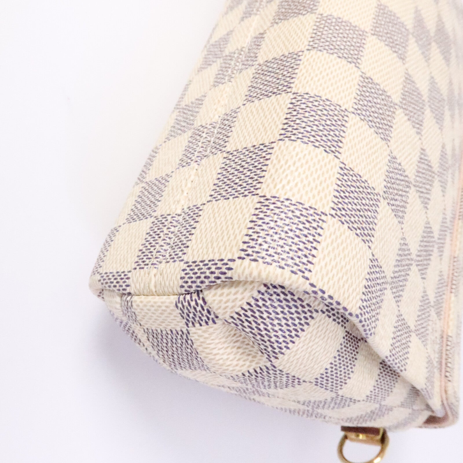 LOUIS VUITTON Damier Azur Croisette手挽肩背兩用袋