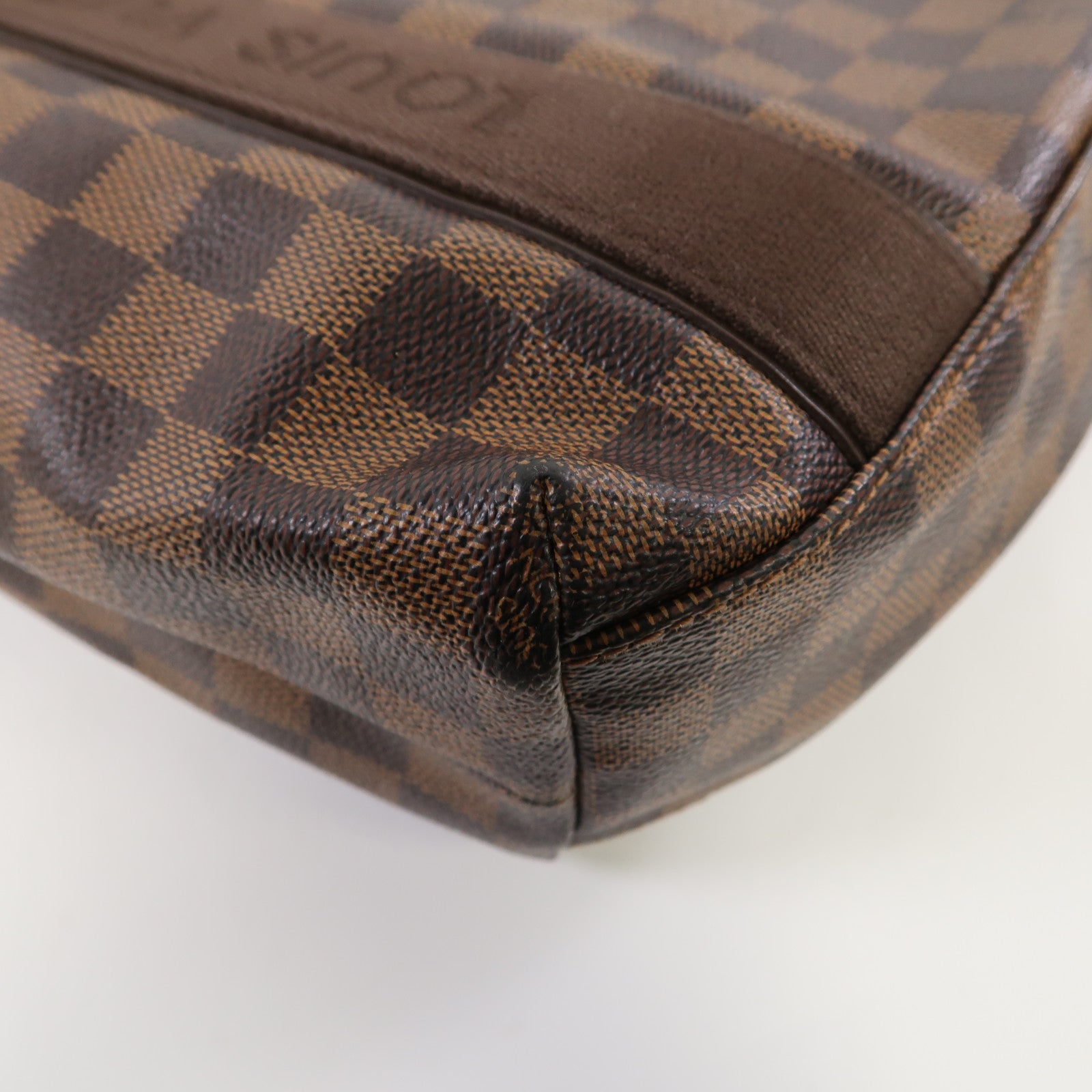 LOUIS VUITTON 【激減優惠】Damier Ebene Beaubourg金扣手挽袋啡色