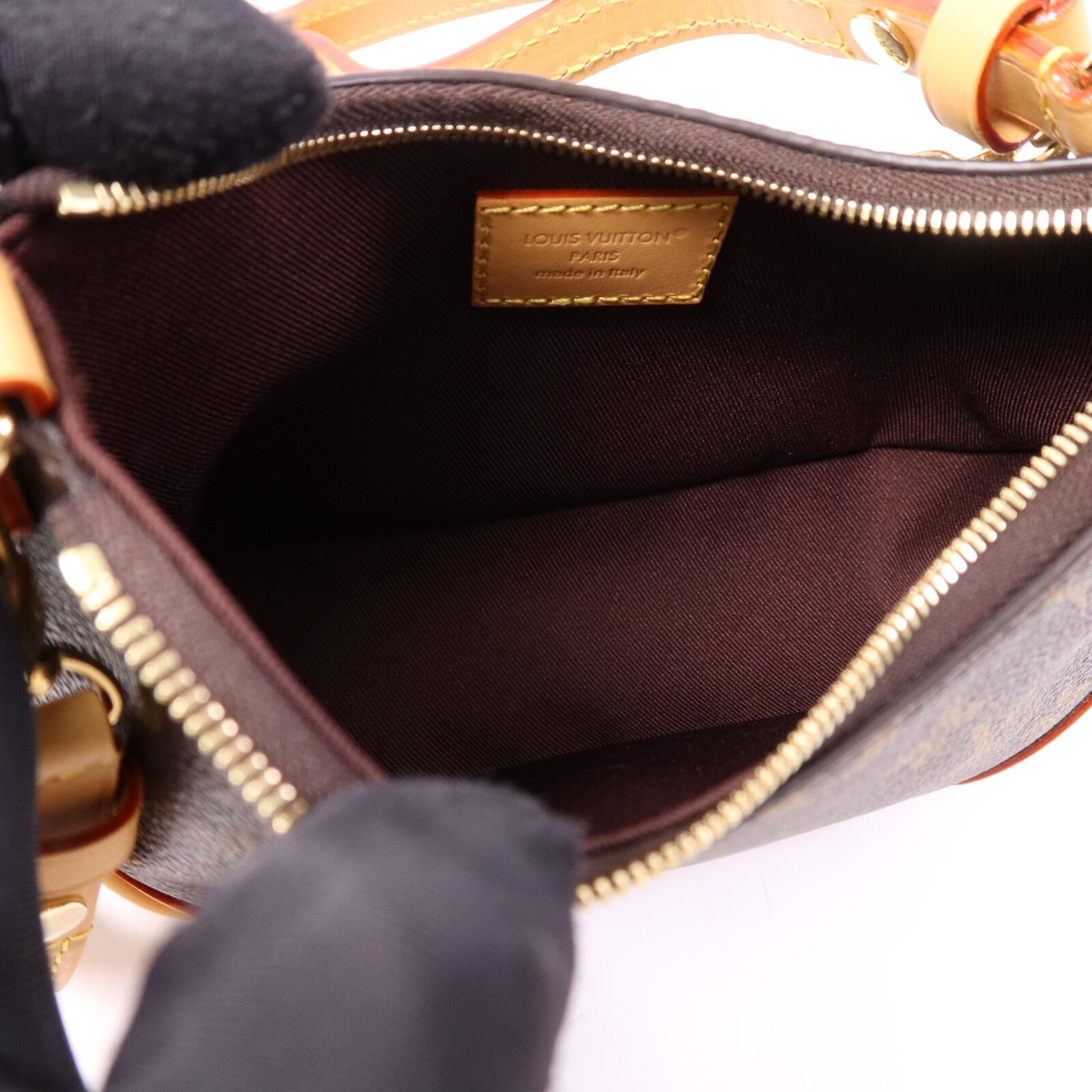 LOUIS VUITTON Monogram Nano Boulogne金扣手挽肩背兩用袋