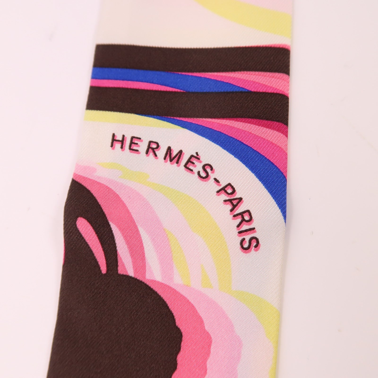 HERMES 絲質Twilly絲巾