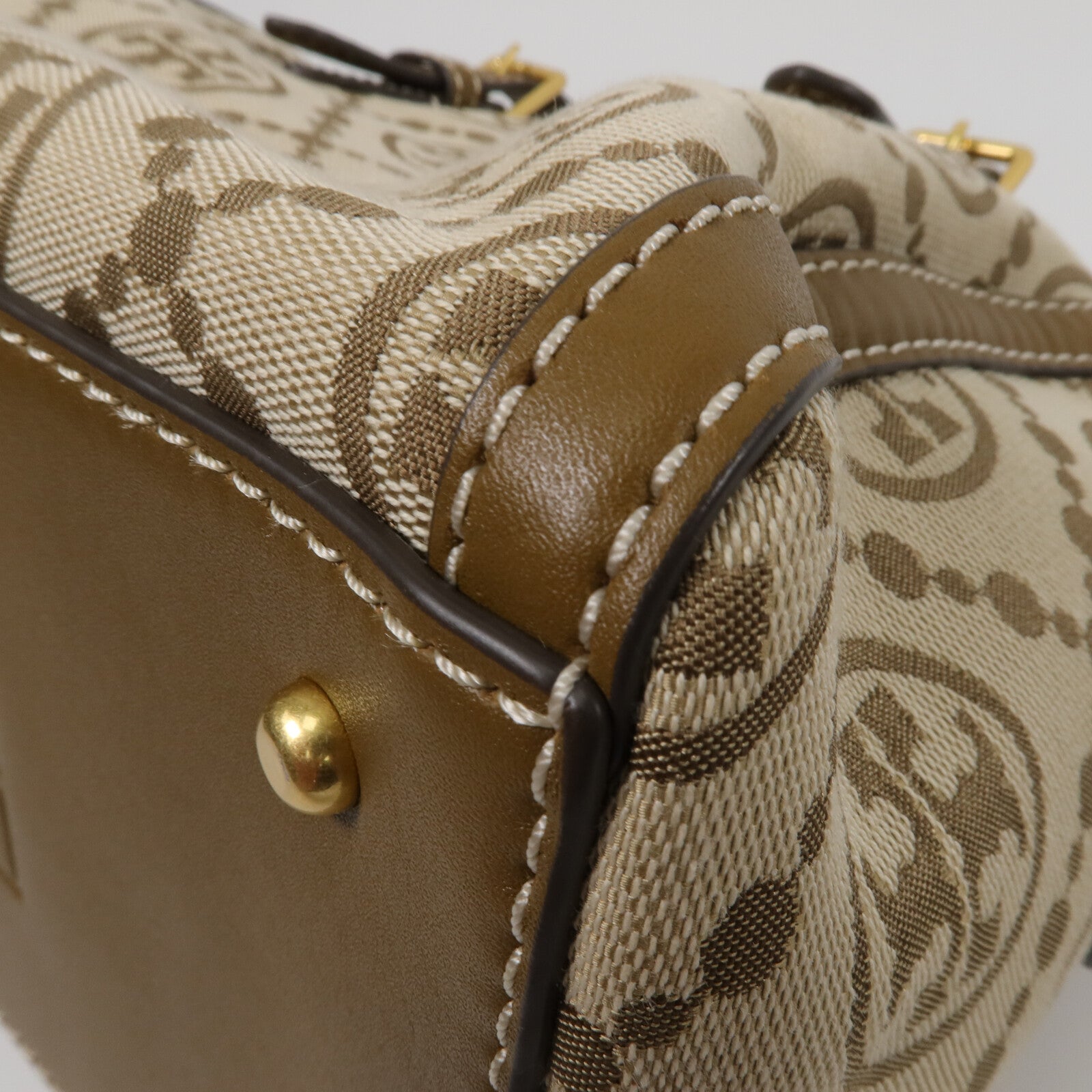 Tory Burch 帆布T Monogram Jacquard Barrel Bag手挽肩背兩用袋