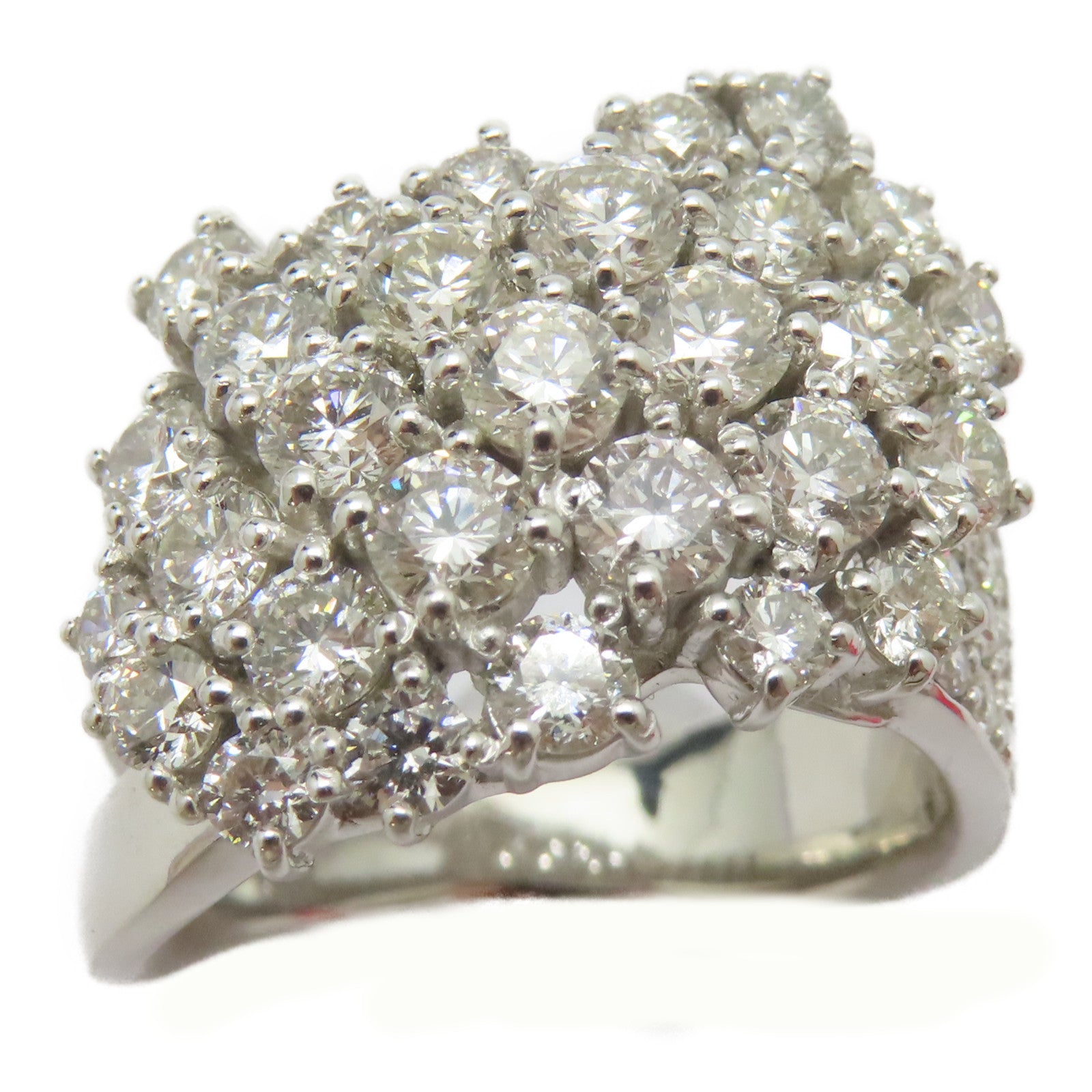 JEWELRY PT900鉑金Diamond Ring 3.00ct鑽石戒指US#6.5