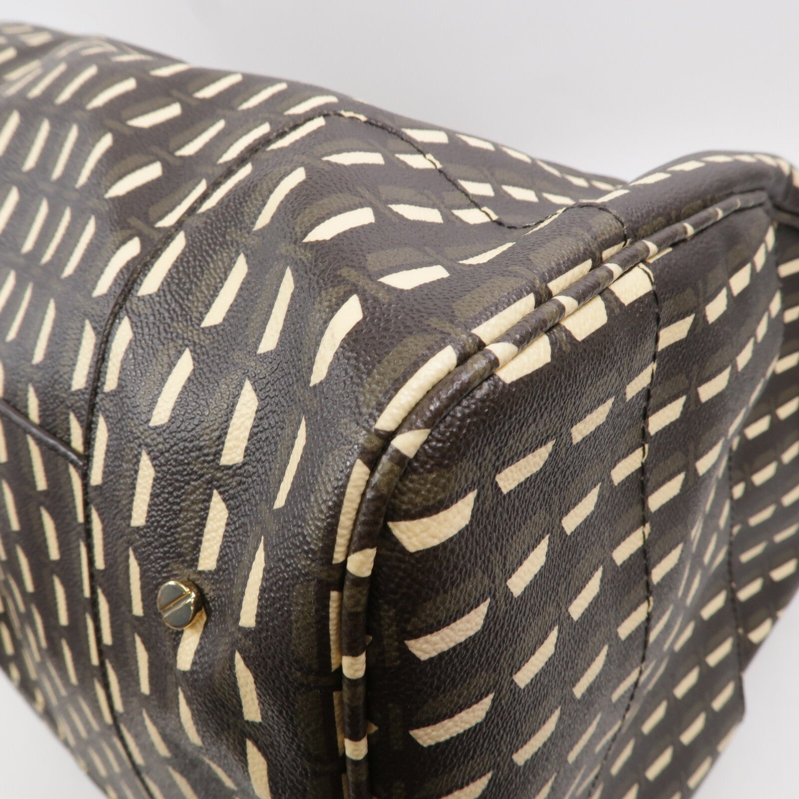 Tory Burch 塗層帆布Boston Bag手挽肩背兩用袋