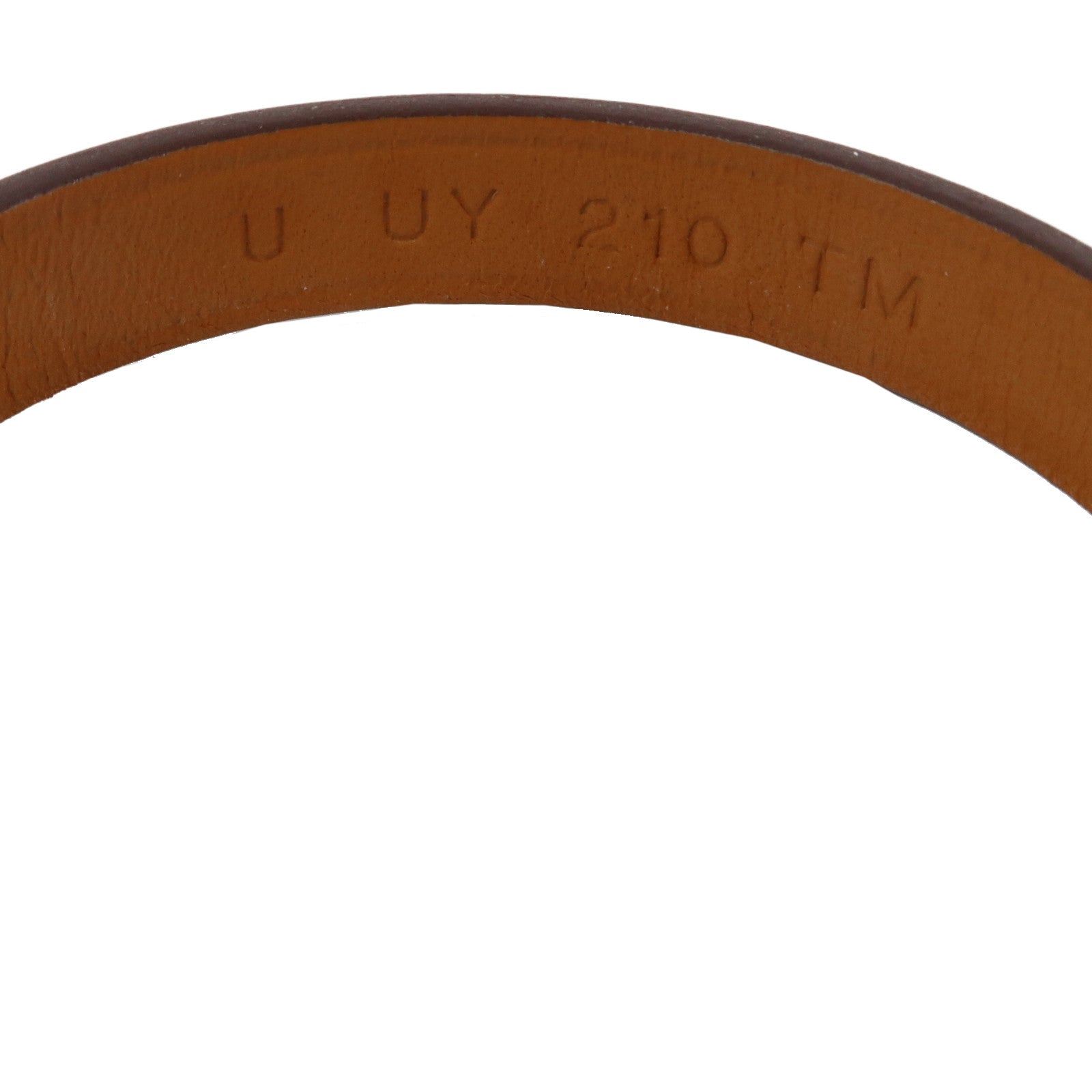 HERMES Swift皮革Rivale Mini Bracelet金扣手鐲象灰色