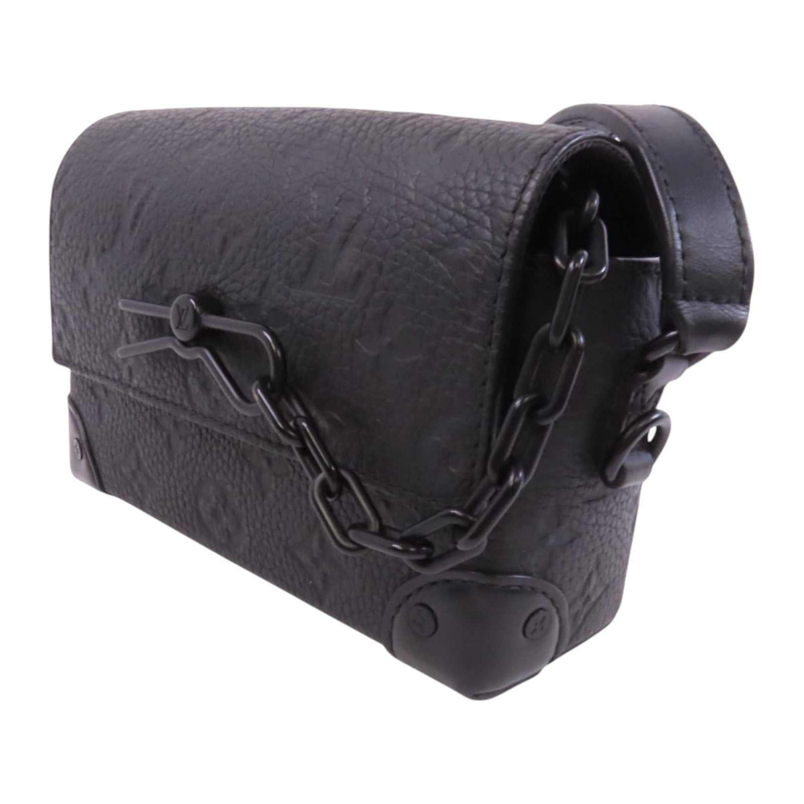 LOUIS VUITTON Monogram Taurillon Steamer Bag肩背袋